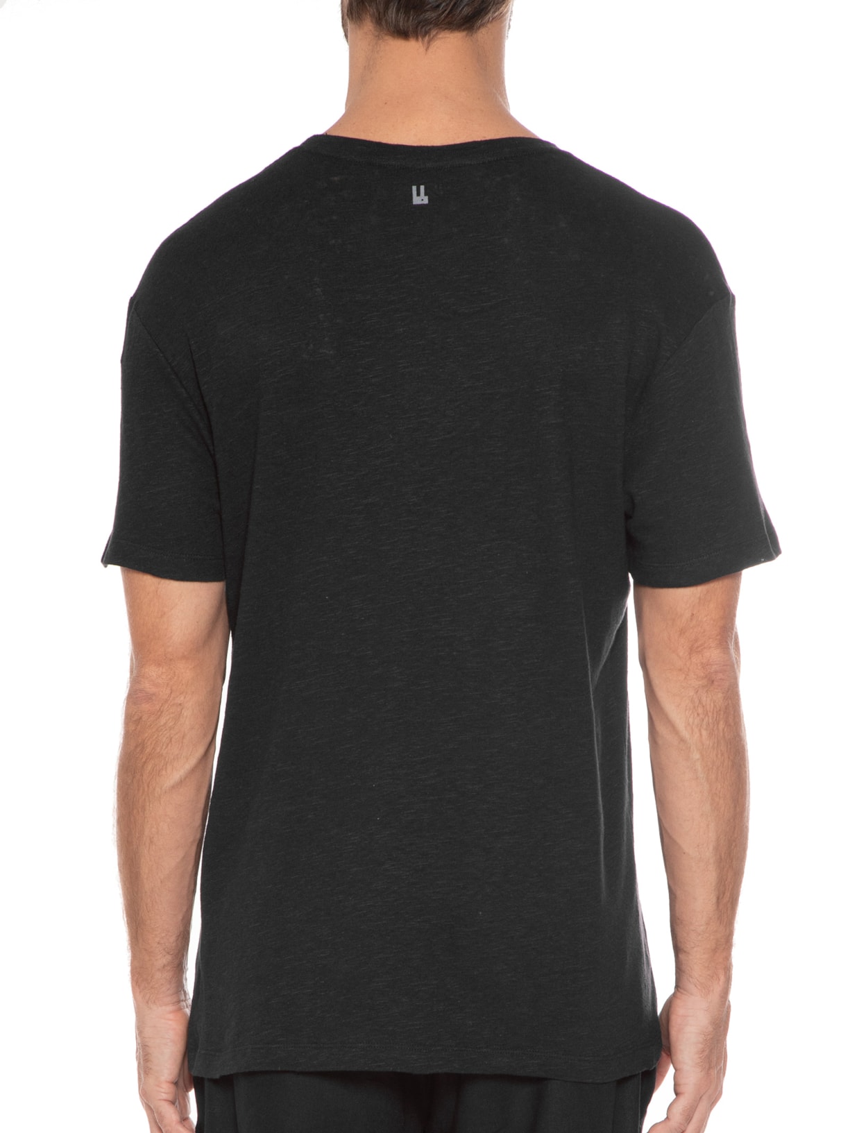 Camiseta Masculina Light Linen Preto Foxton