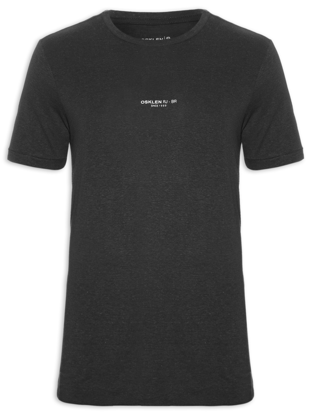 Camiseta Masculina Light Linen Rjbr - Preto