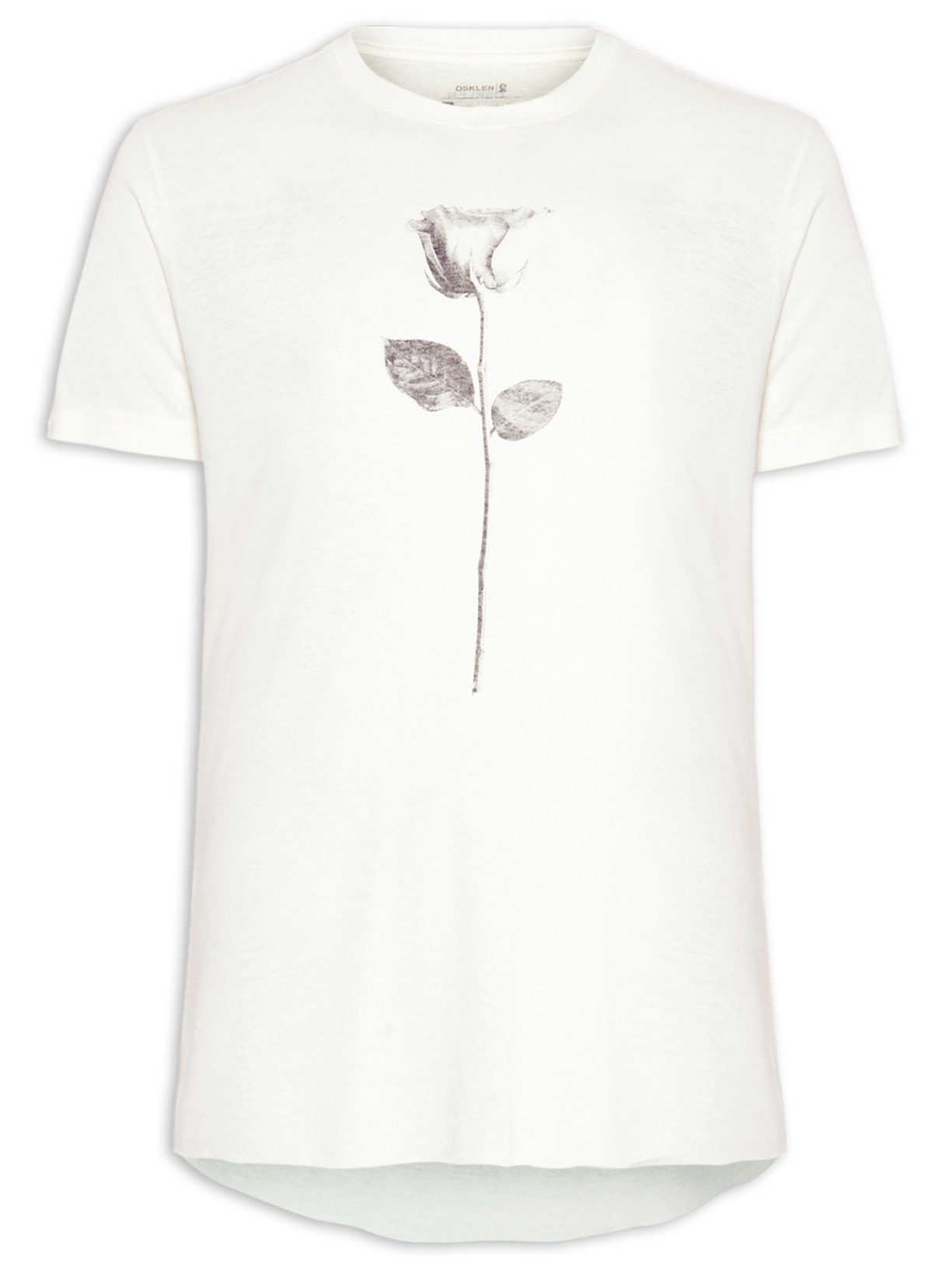 Camiseta Masculina Light Linen Rose - Off White