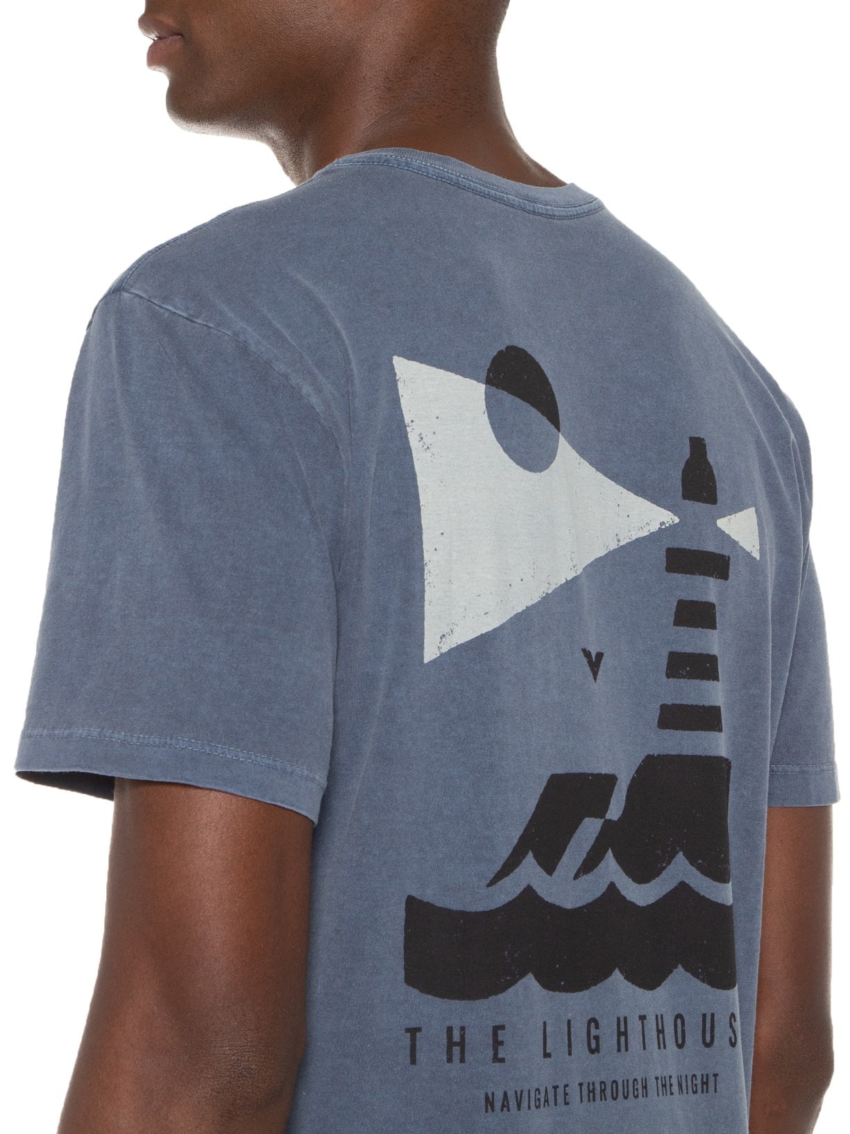 Camiseta Masculina Lightouse Azul Austral