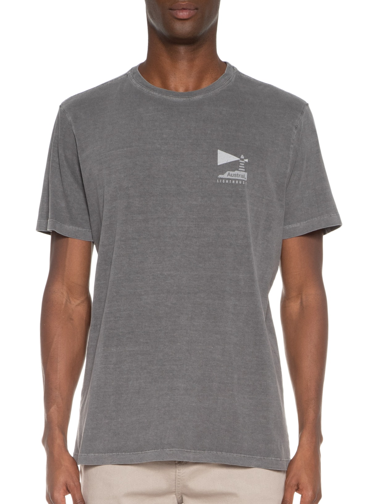 Camiseta Masculina Lightouse Cinza Austral