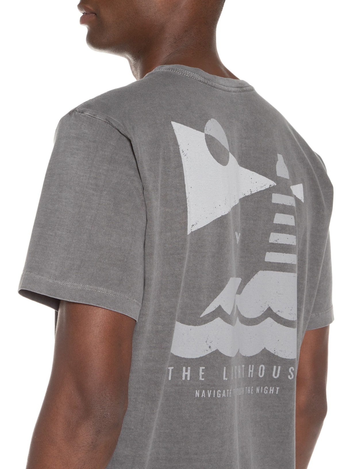 Camiseta Masculina Lightouse Cinza Austral