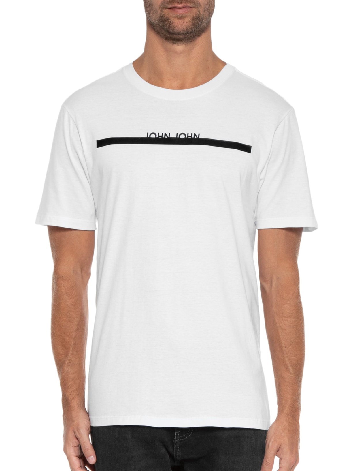 Camiseta Masculina Line White Branco John John