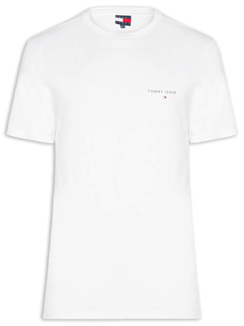 Camiseta Masculina Linear Chest Tee Ext - Branco