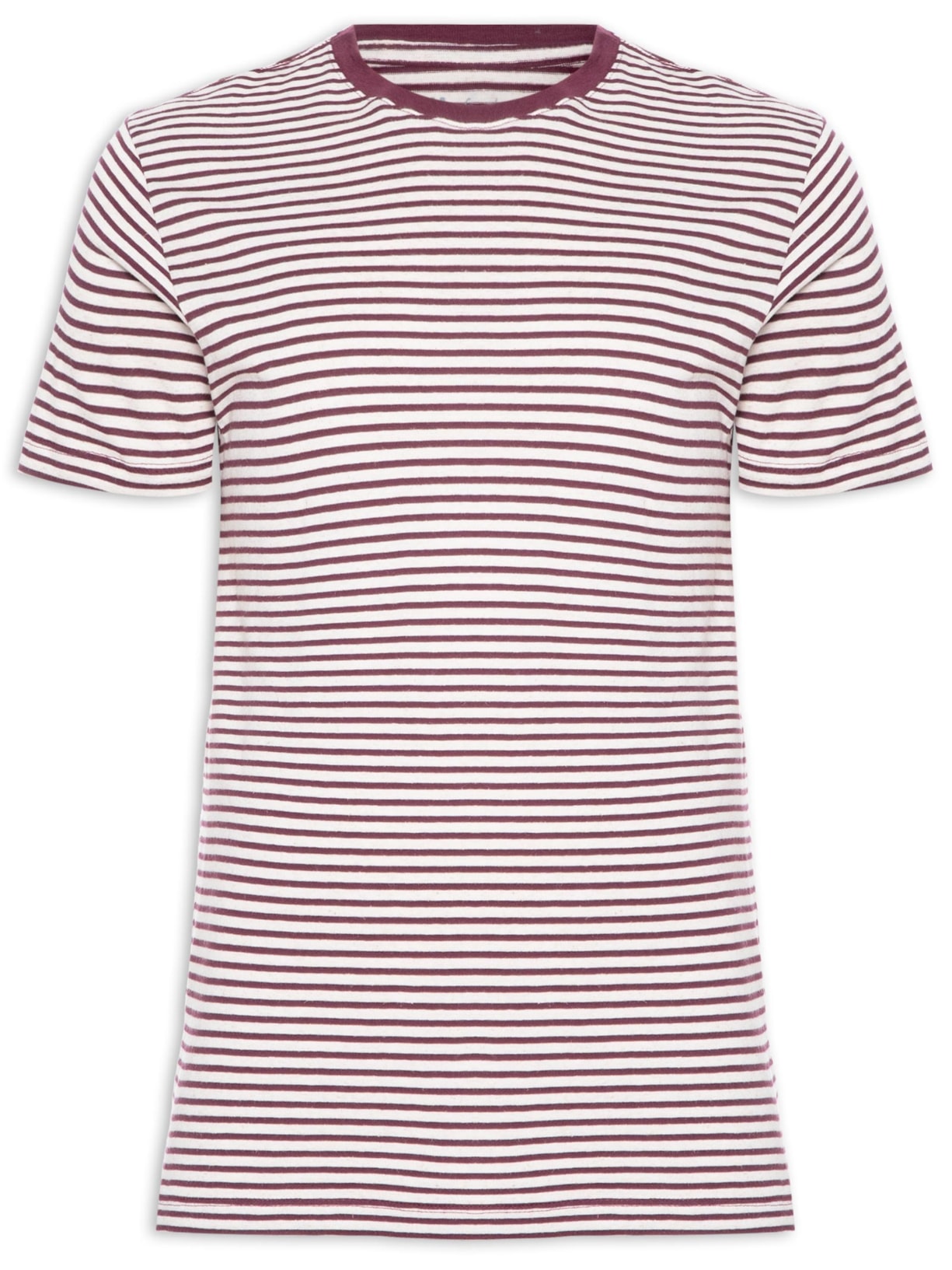 Camiseta Masculina Linen Stripes - Roxo