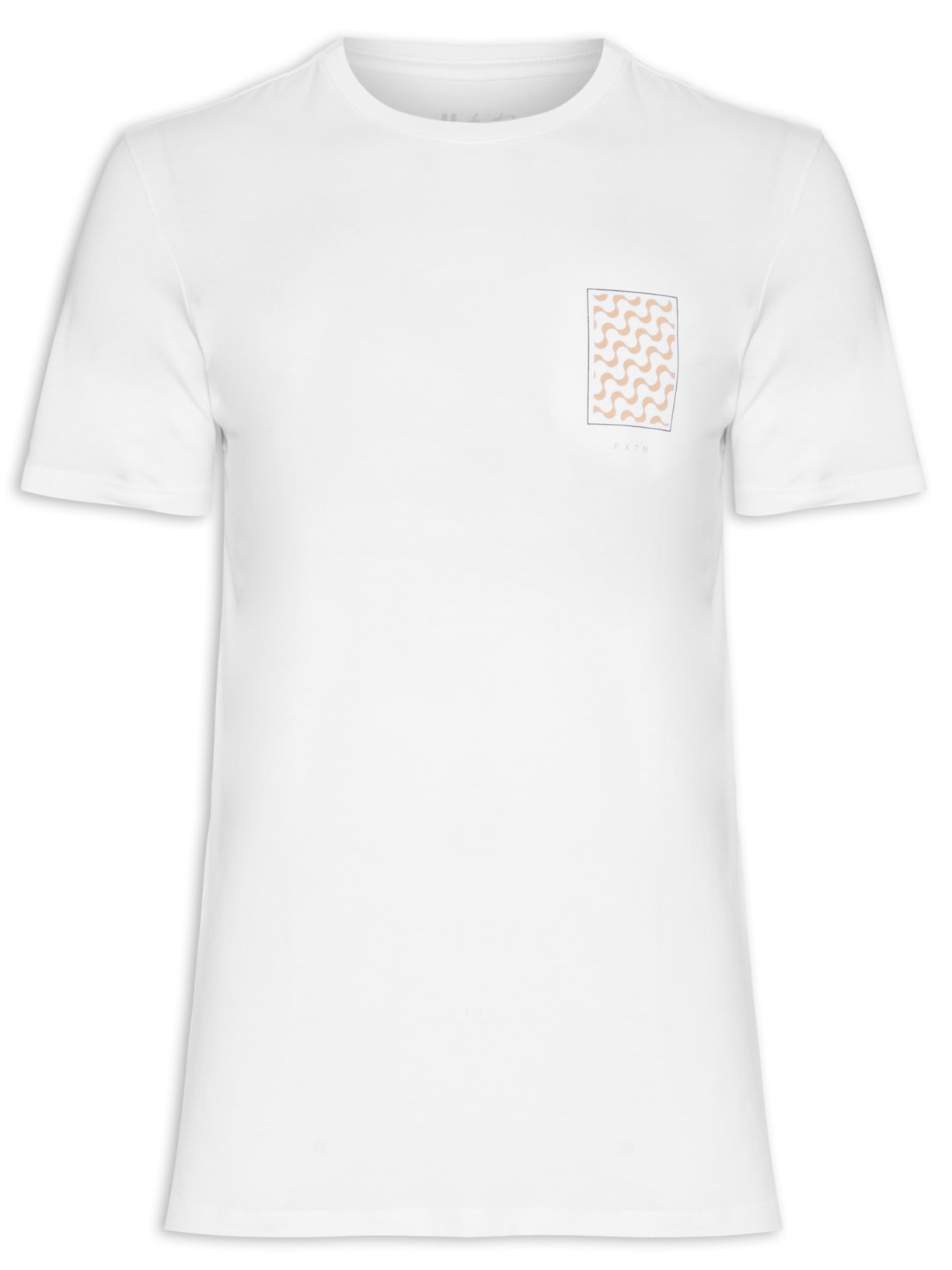 Camiseta Masculina Lines Rj - Branco