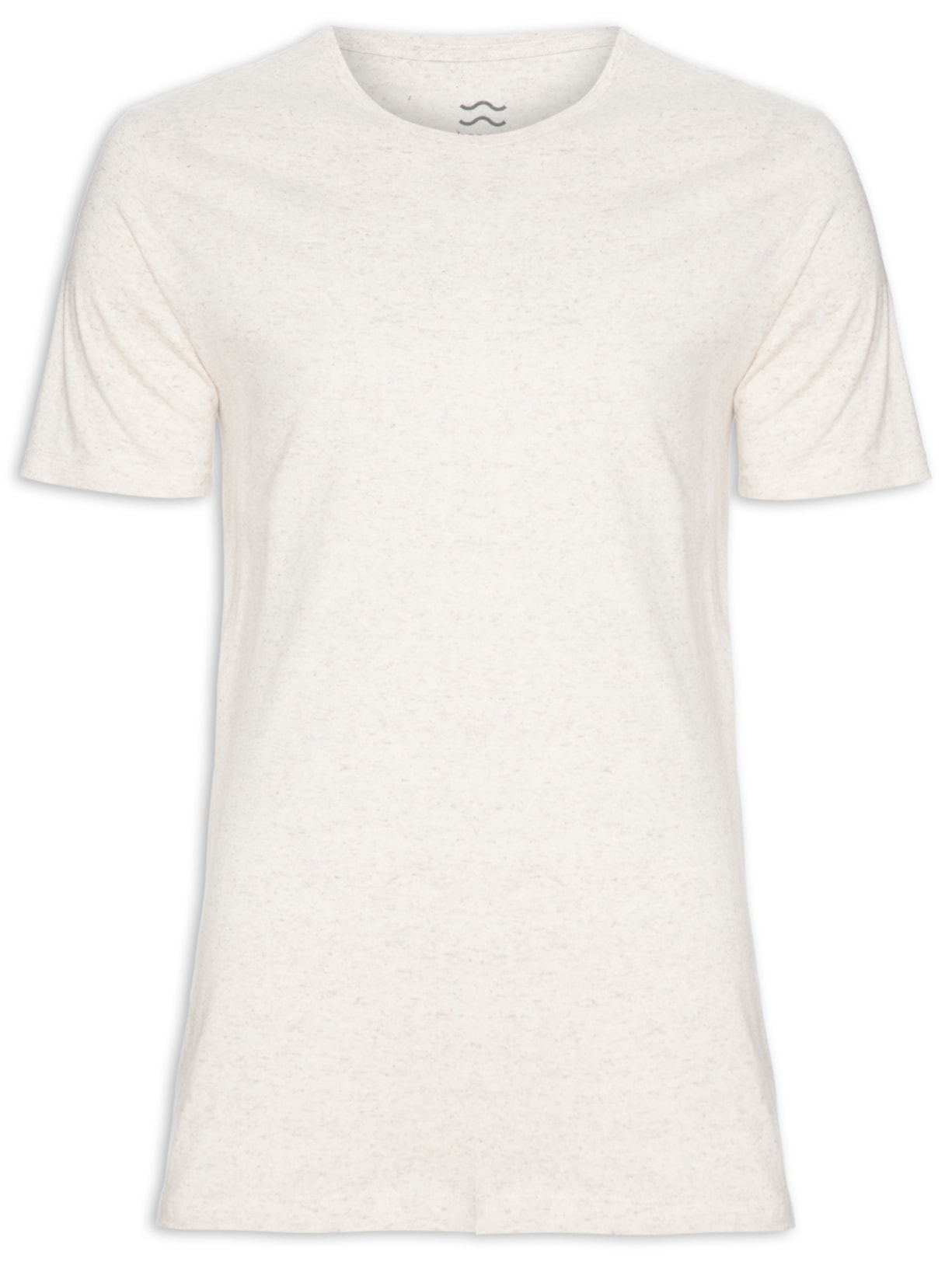 Camiseta Masculina Linho - Bege