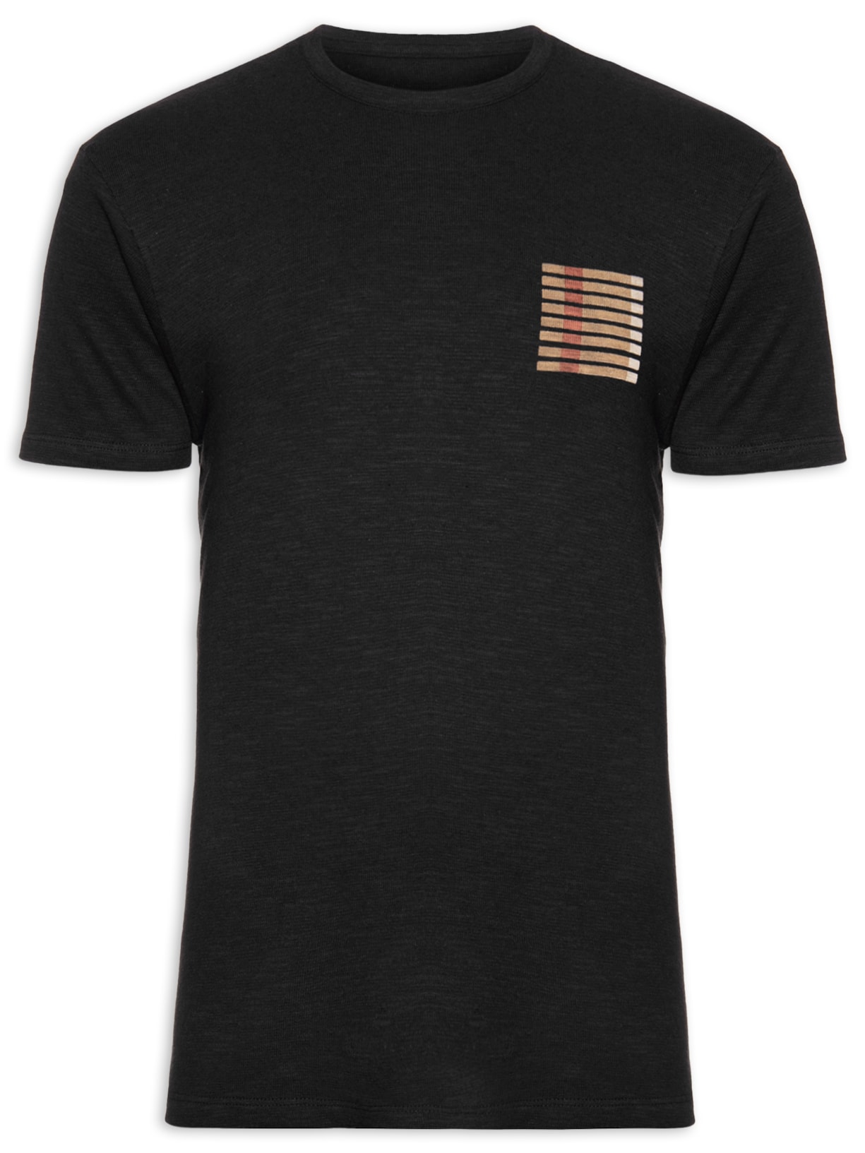 Camiseta Masculina Linho Local Black - Preto