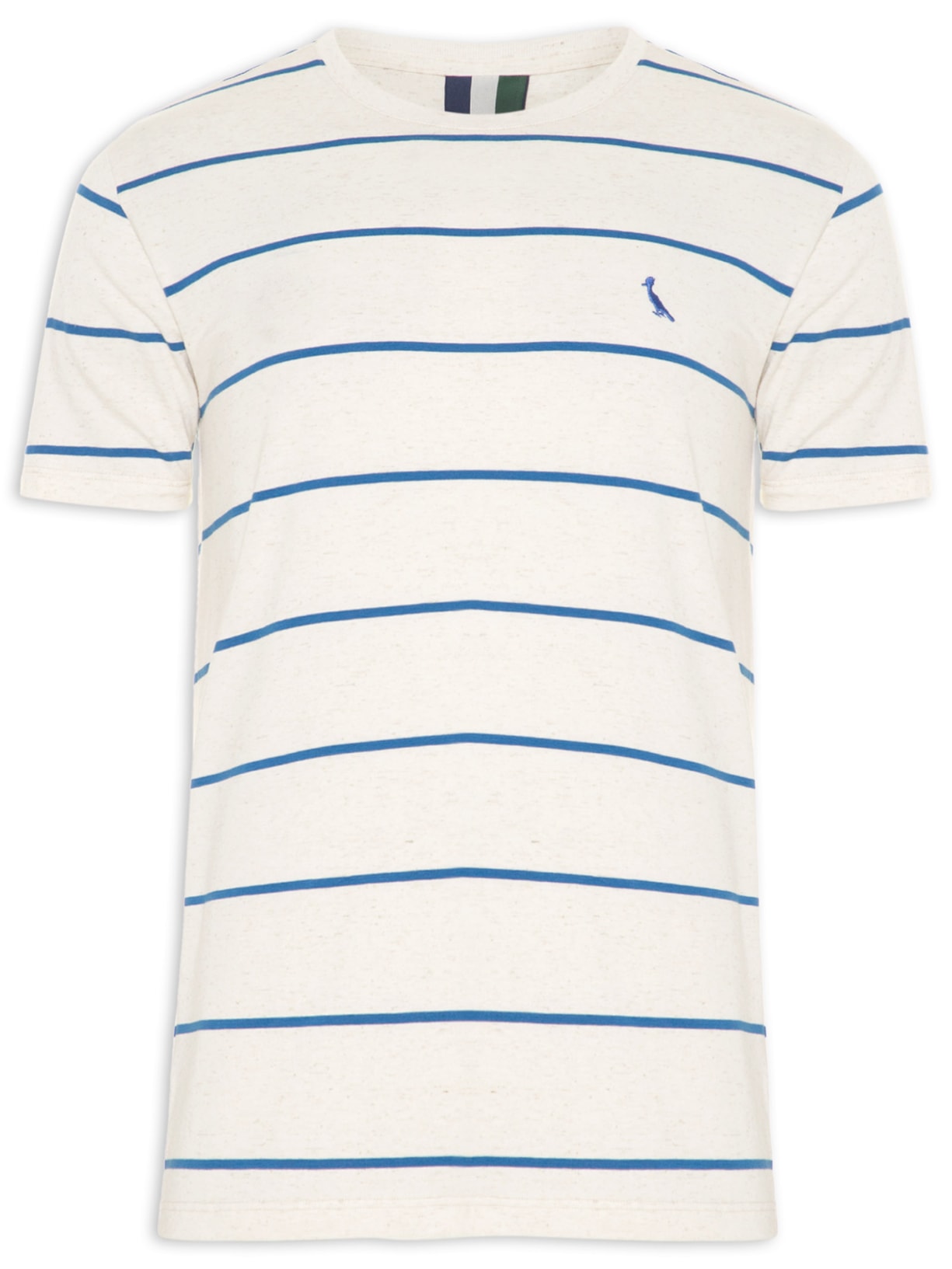 Camiseta Masculina Linho Sol - Azul
