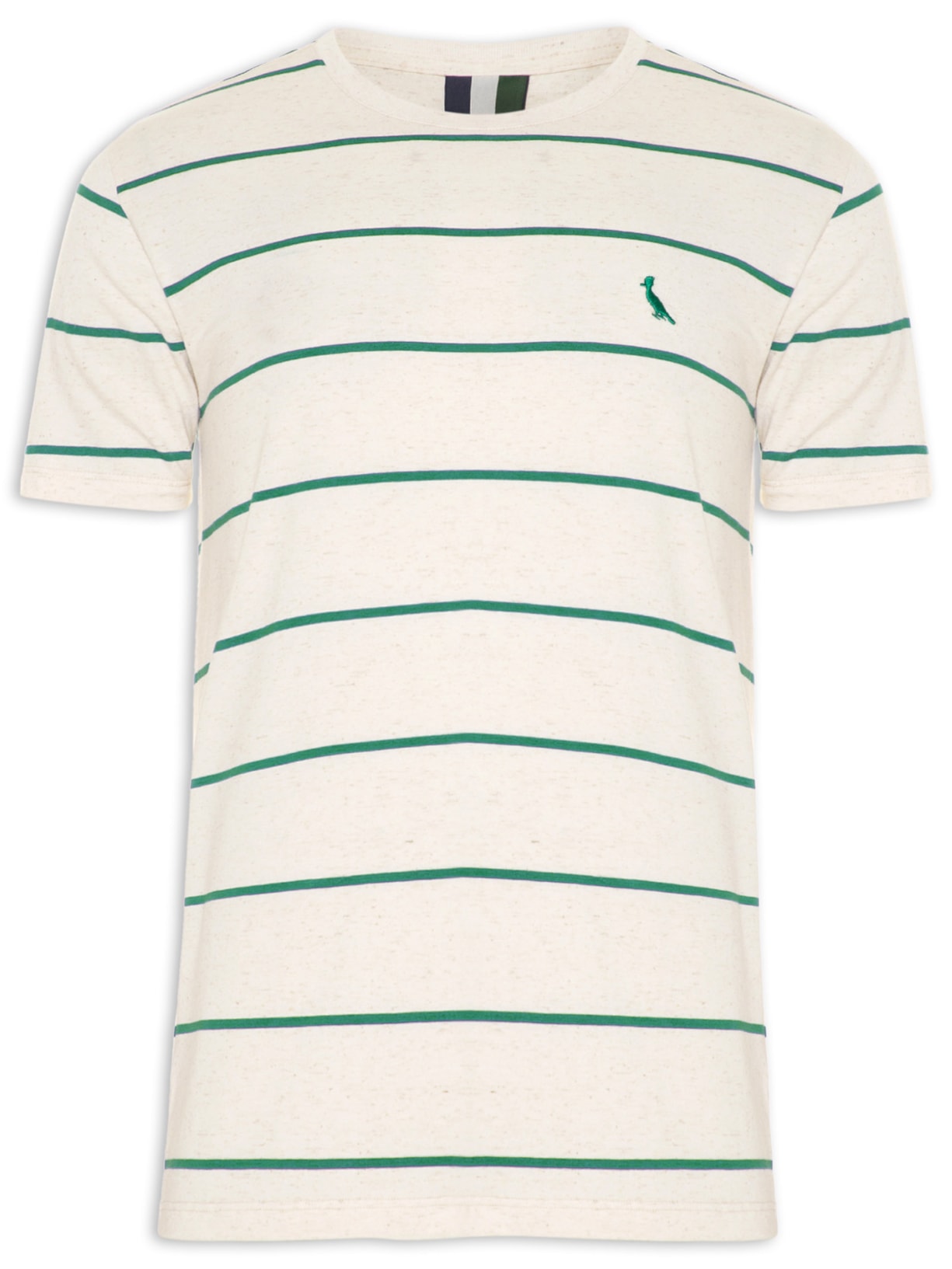 Camiseta Masculina Linho Sol - Verde