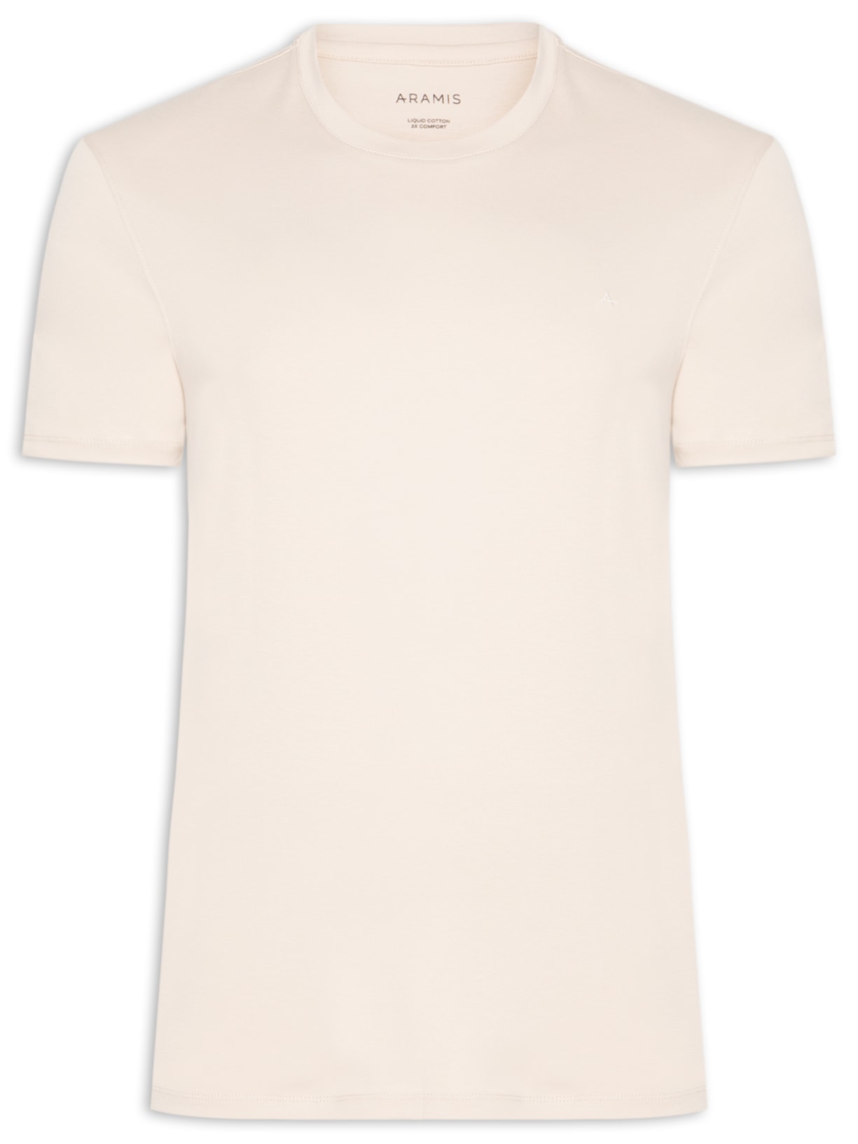 Camiseta Masculina Liquid Cotton (PA) Bege Aramis