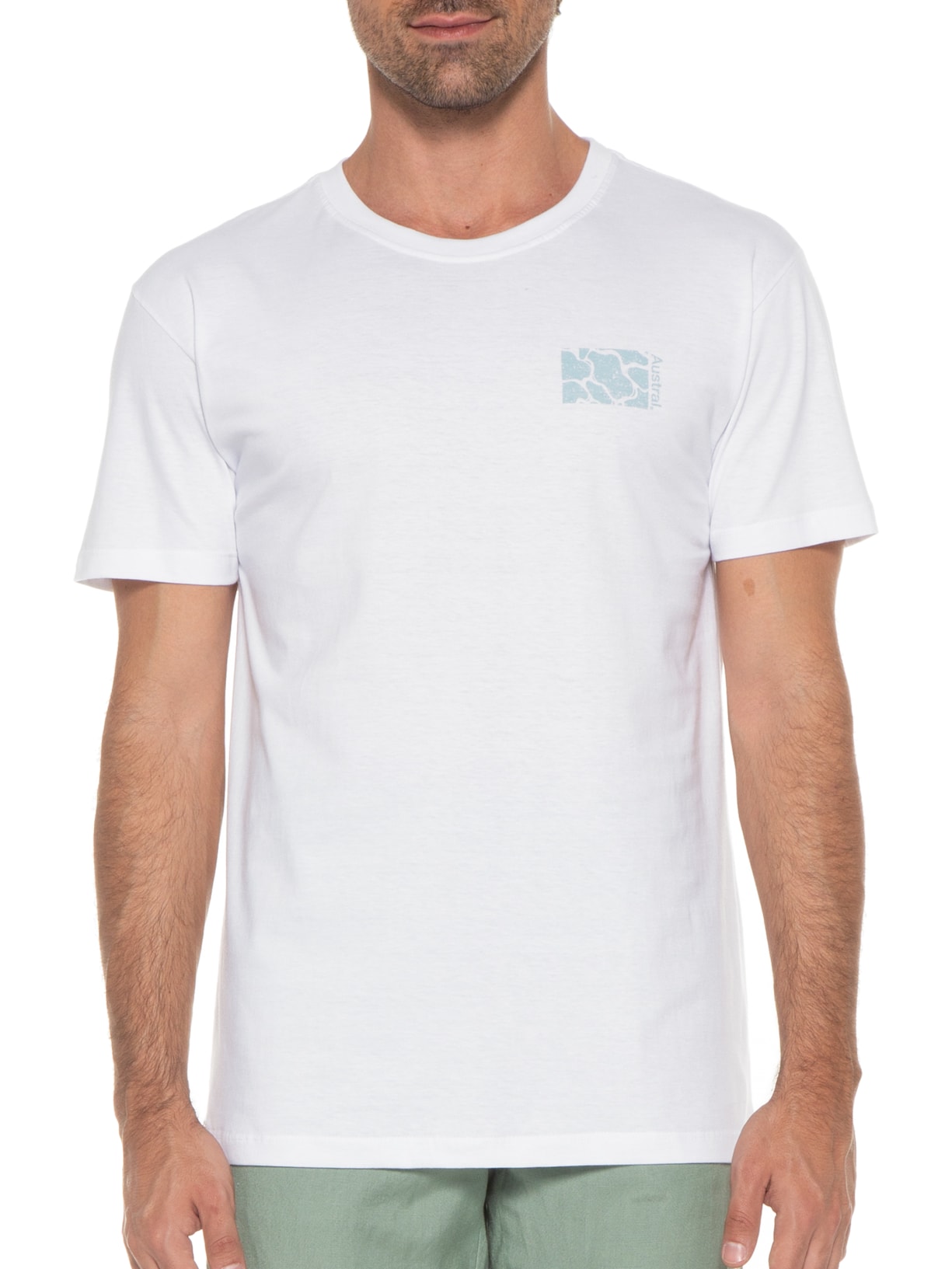 Camiseta Masculina Liquid Lull Branco Austral