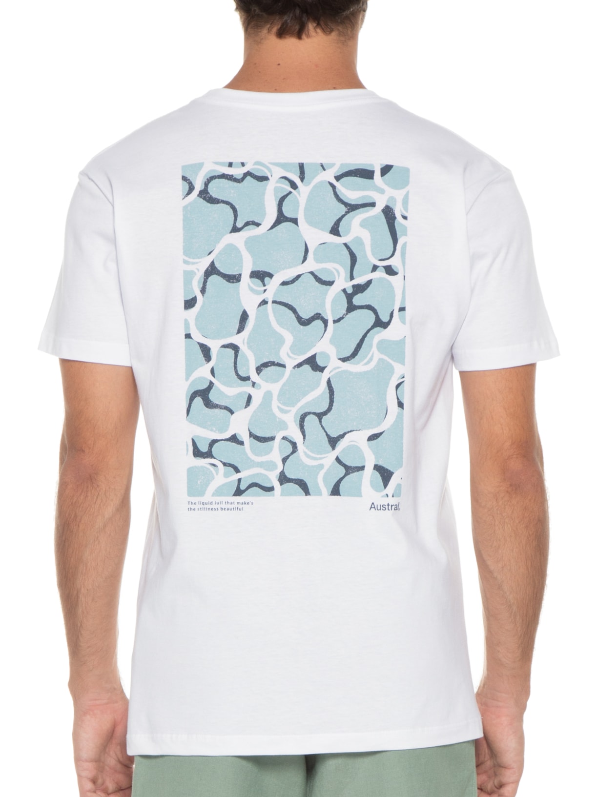 Camiseta Masculina Liquid Lull Branco Austral