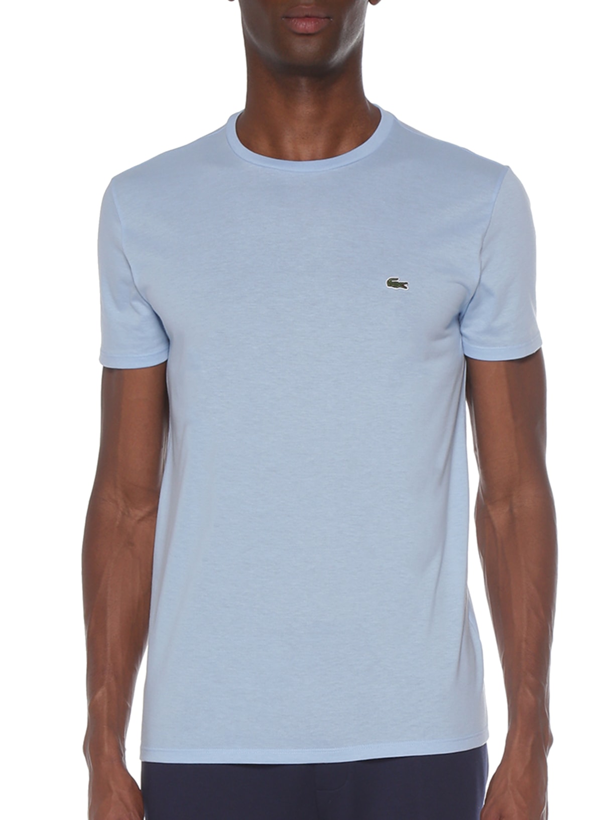 Camiseta Masculina Lisa Azul Lacoste