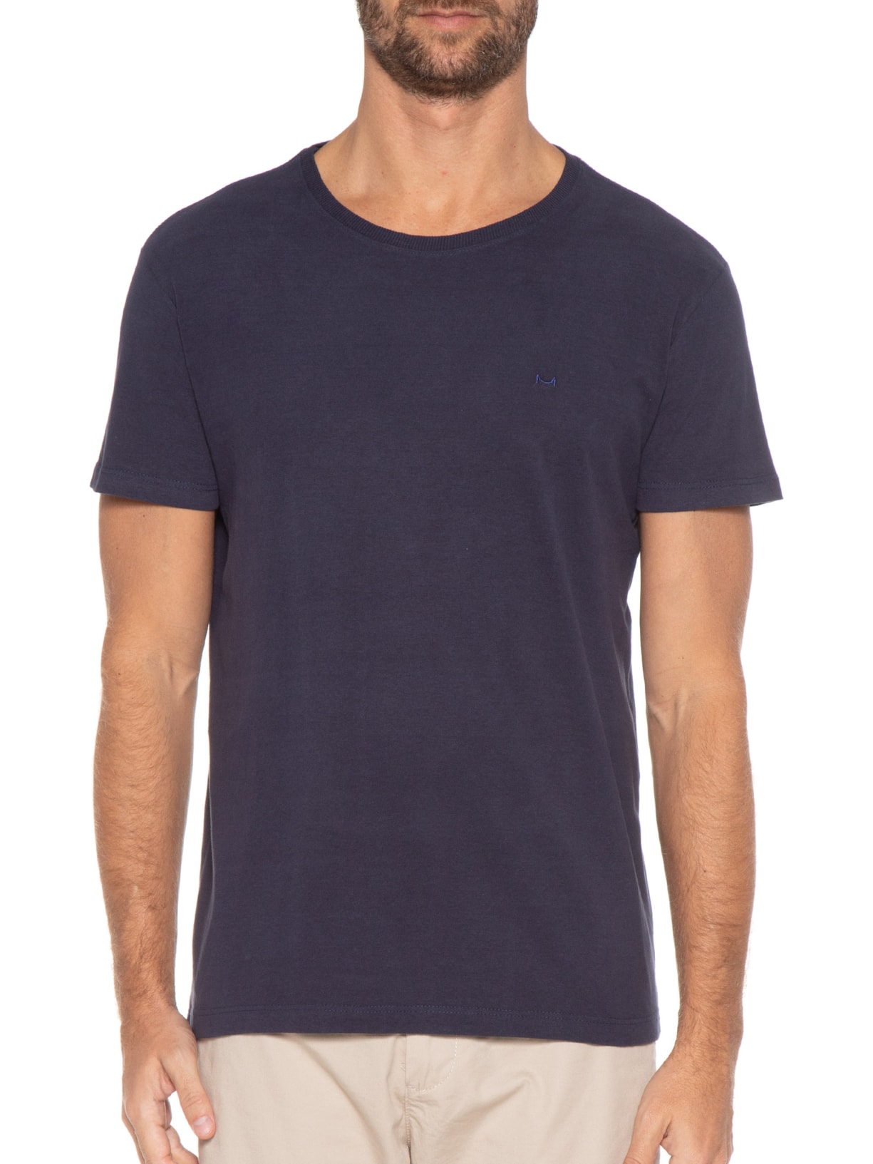 Camiseta Masculina Lisa Azul Melty Rj