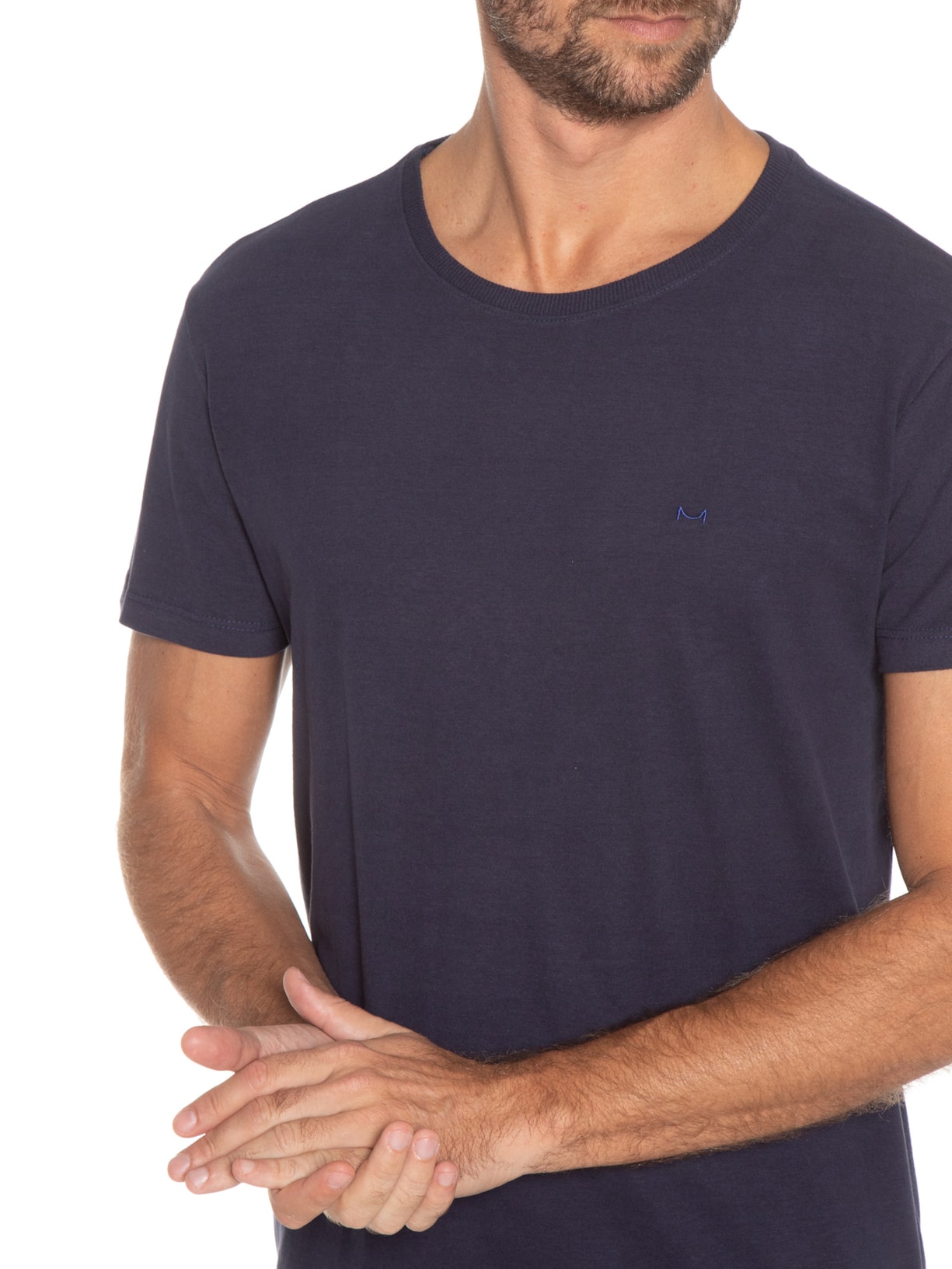 Camiseta Masculina Lisa Azul Melty Rj
