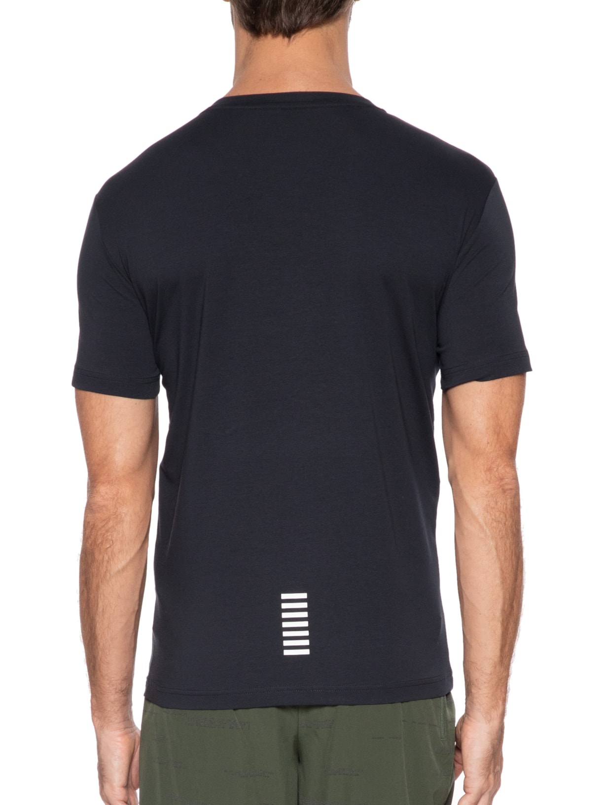 Camiseta Masculina Lisa Azul Ea7 Emporio Armani