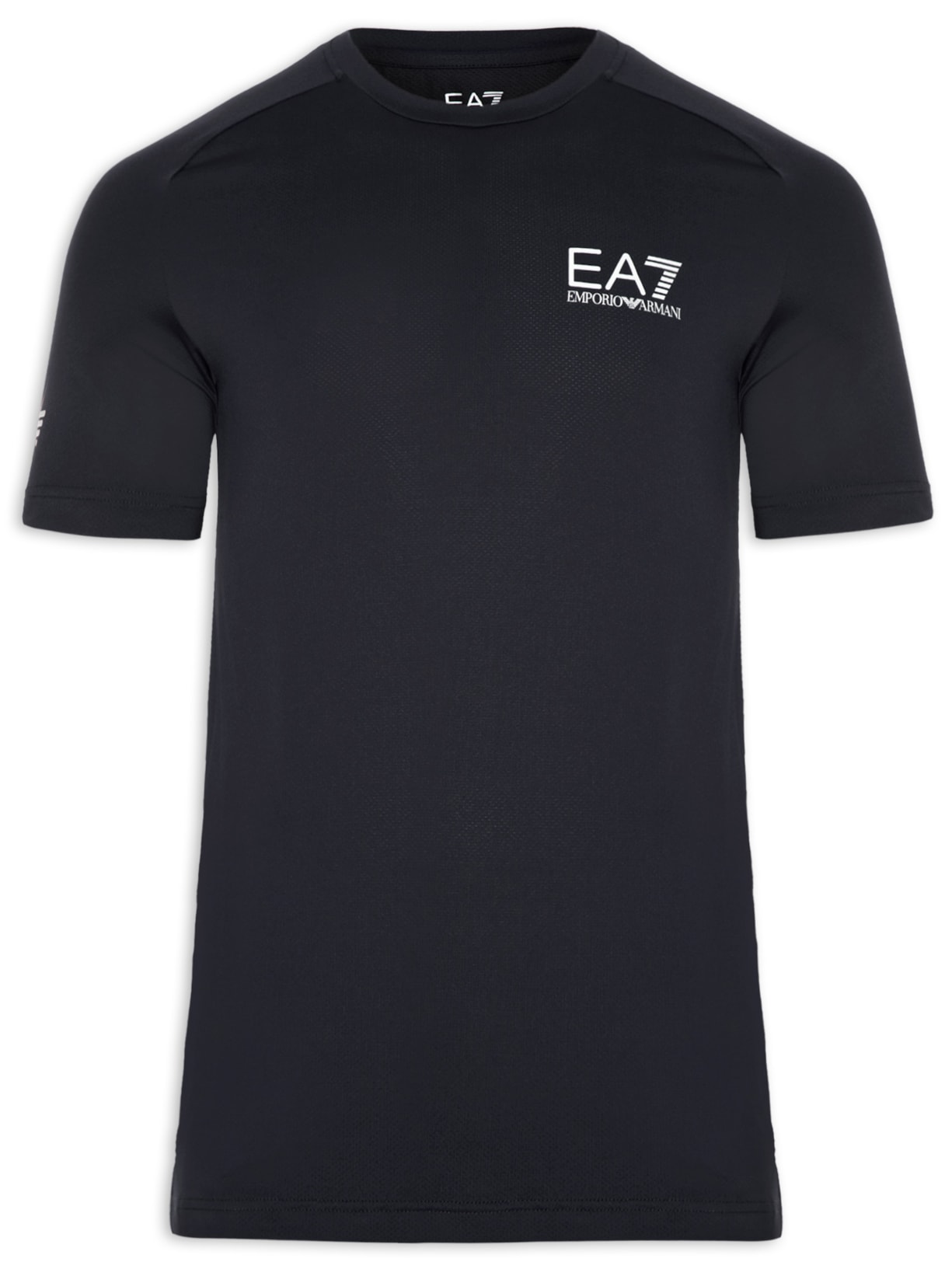 Camiseta Masculina Lisa Azul Ea7 Emporio Armani