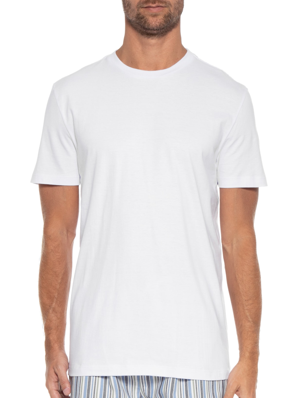 Camiseta Masculina Lisa Branco Barche
