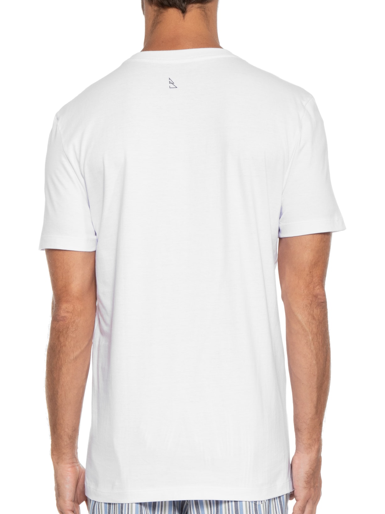 Camiseta Masculina Lisa Branco Barche