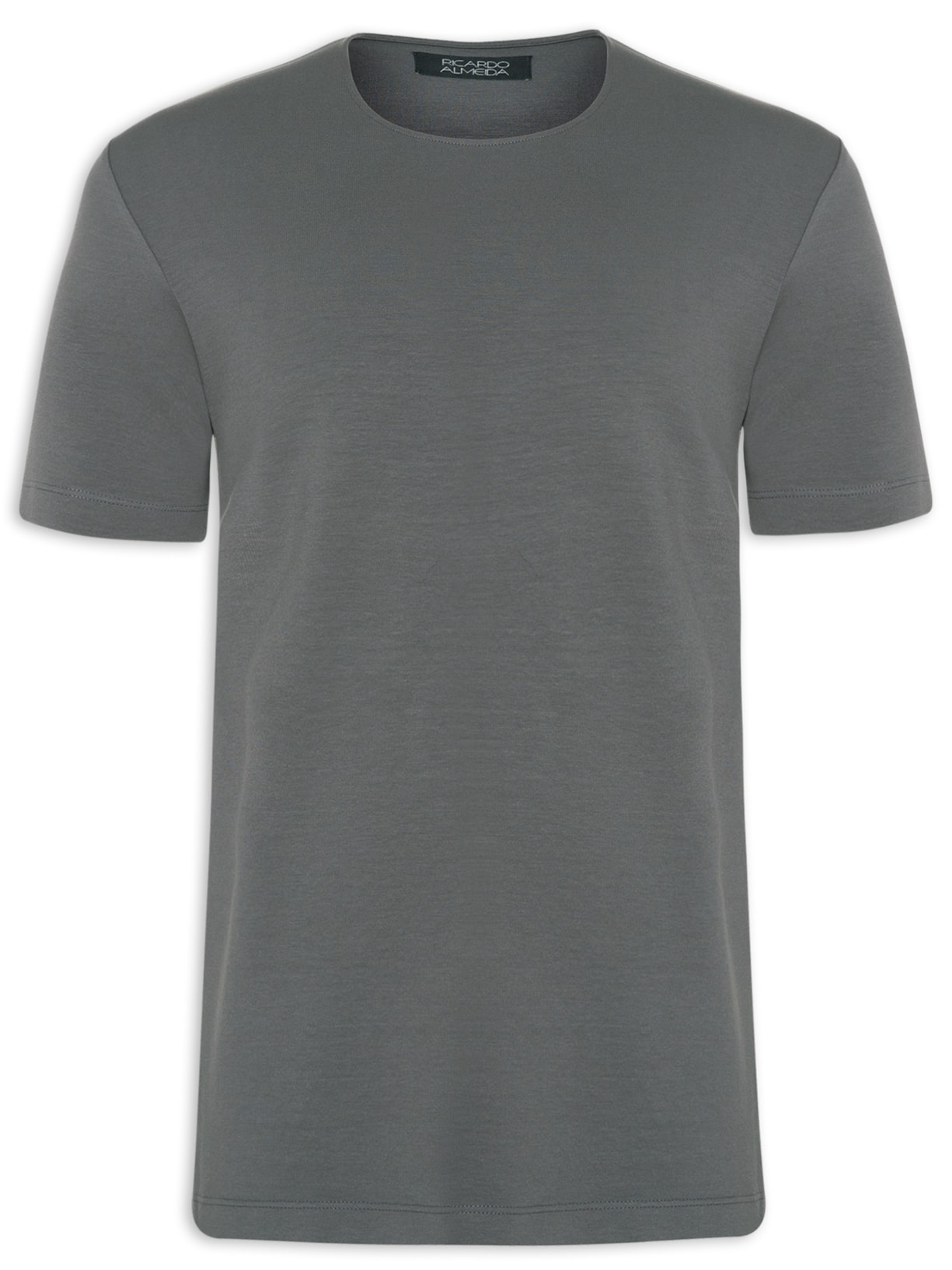 Camiseta Masculina Lisa - Cinza