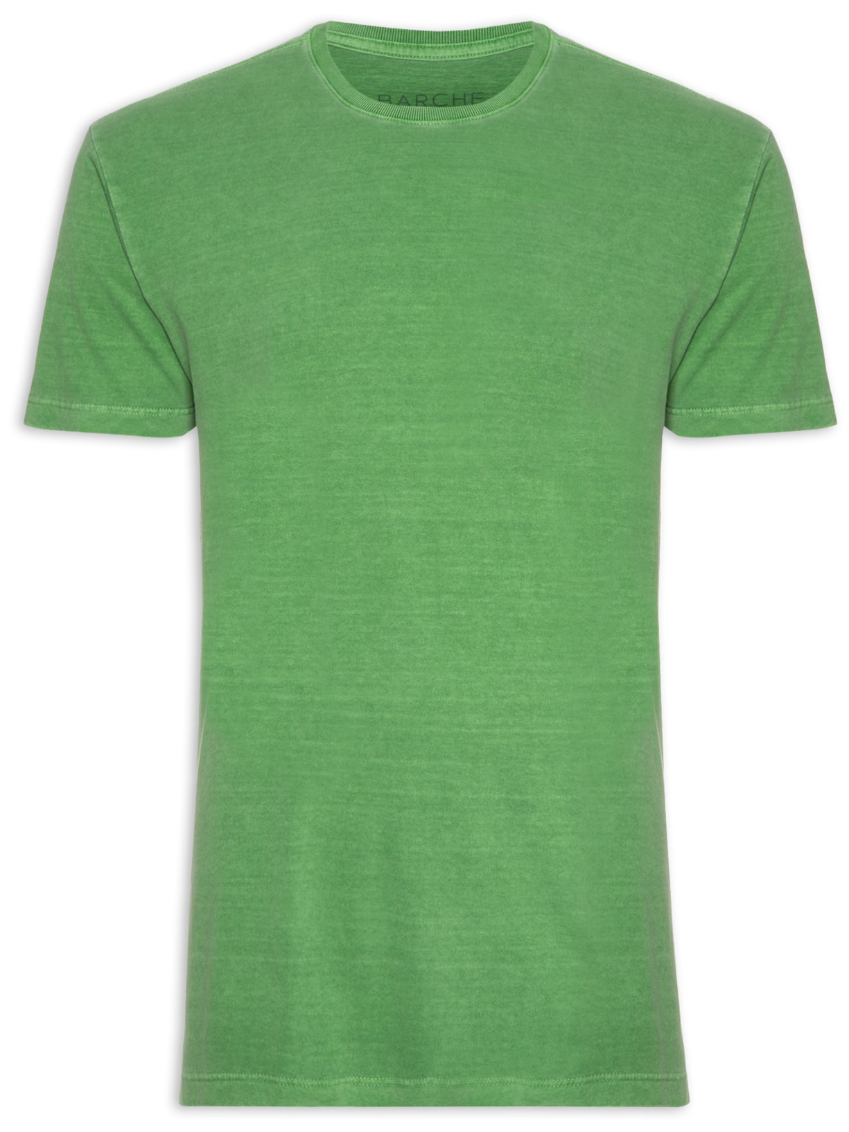 Camiseta Masculina Lisa Estonada - Verde