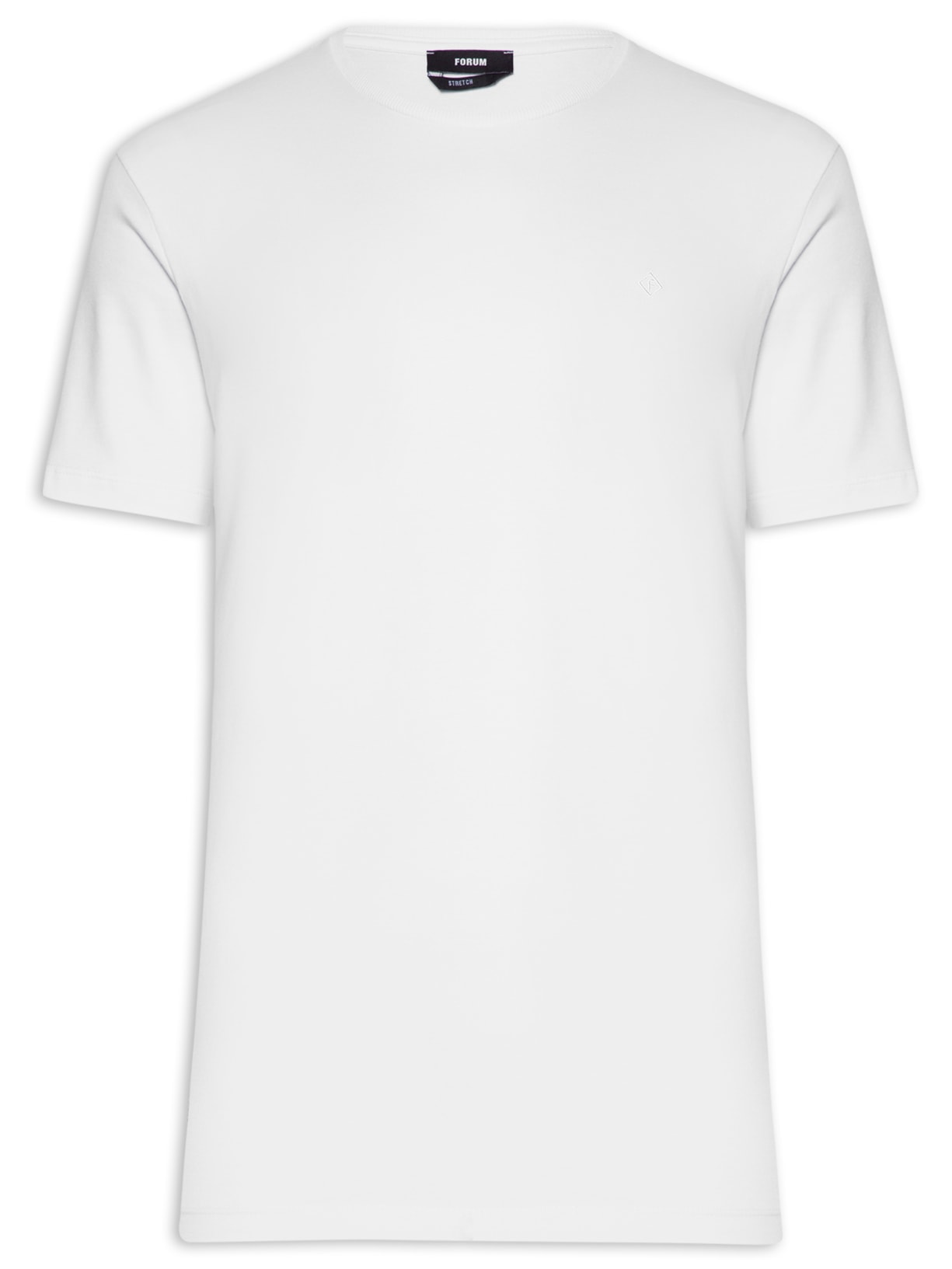 Camiseta Masculina Lisa Manga Curta - Branco