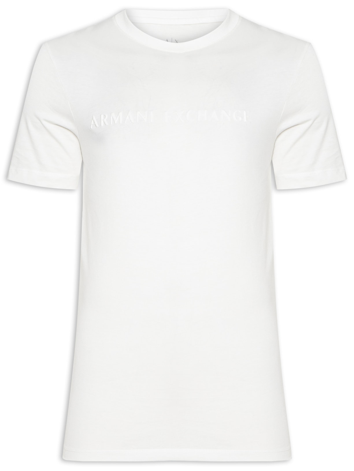 Camiseta Masculina Lisa Manga Curta de Malha - Branco