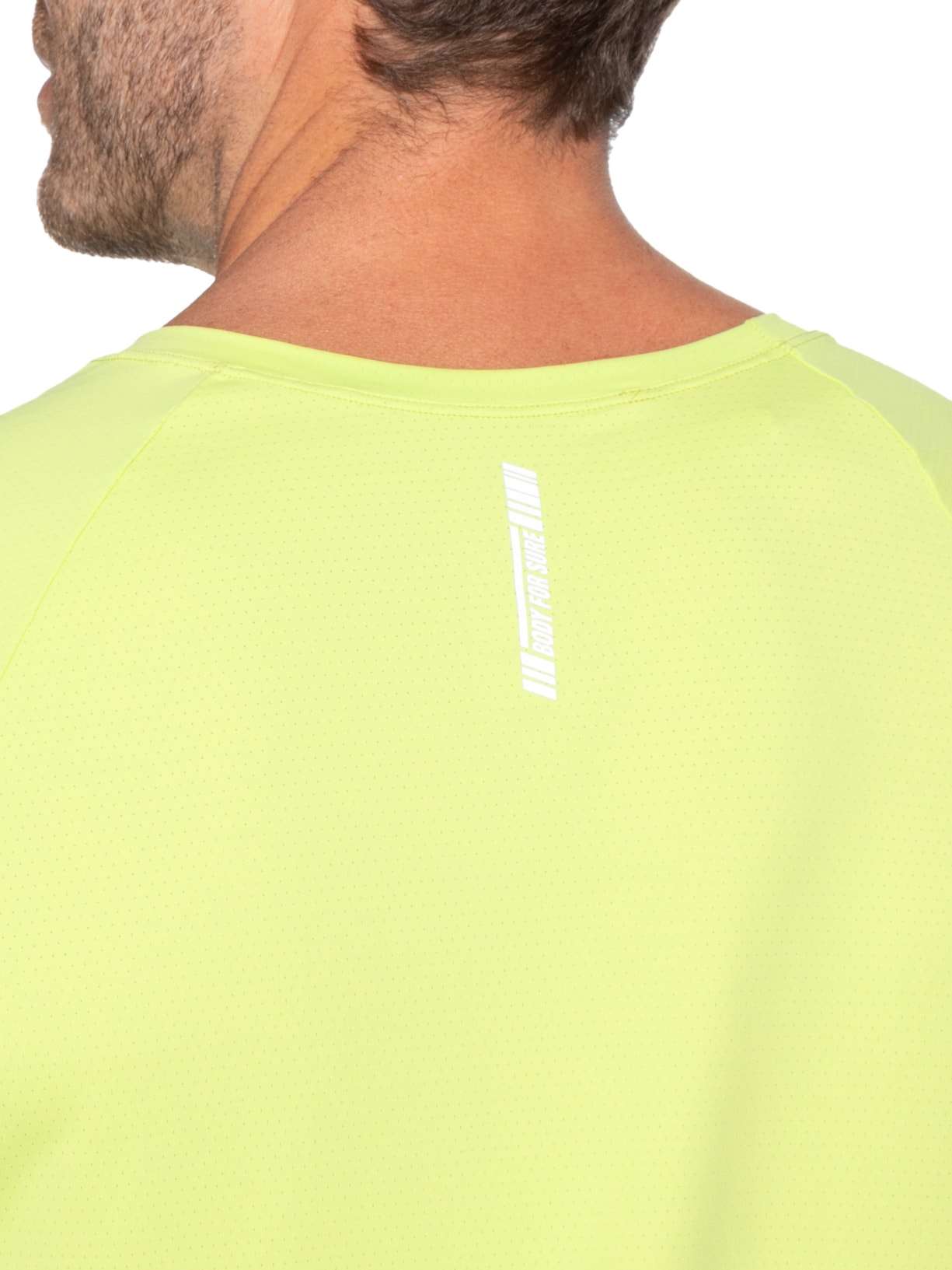 Camiseta Masculina Lisa Manga Curta Verde Body For Sure
