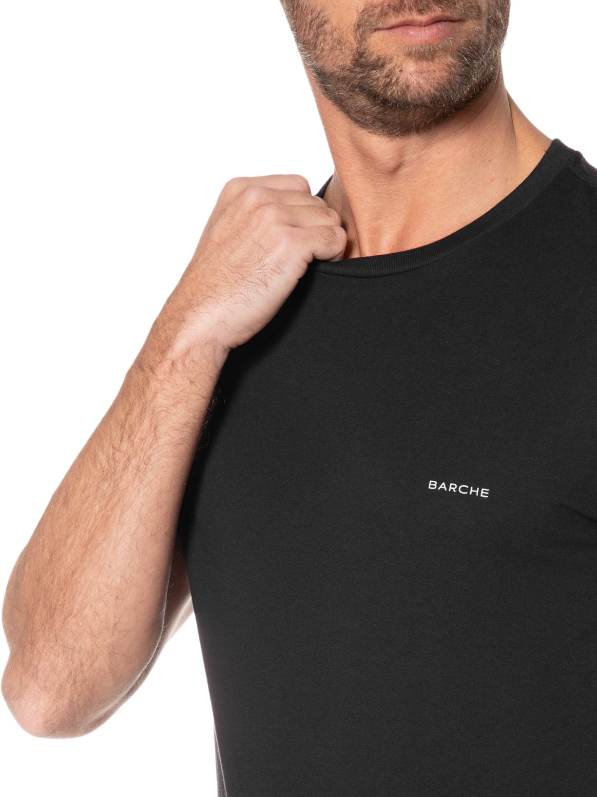 Camiseta Masculina Lisa Preto Barche