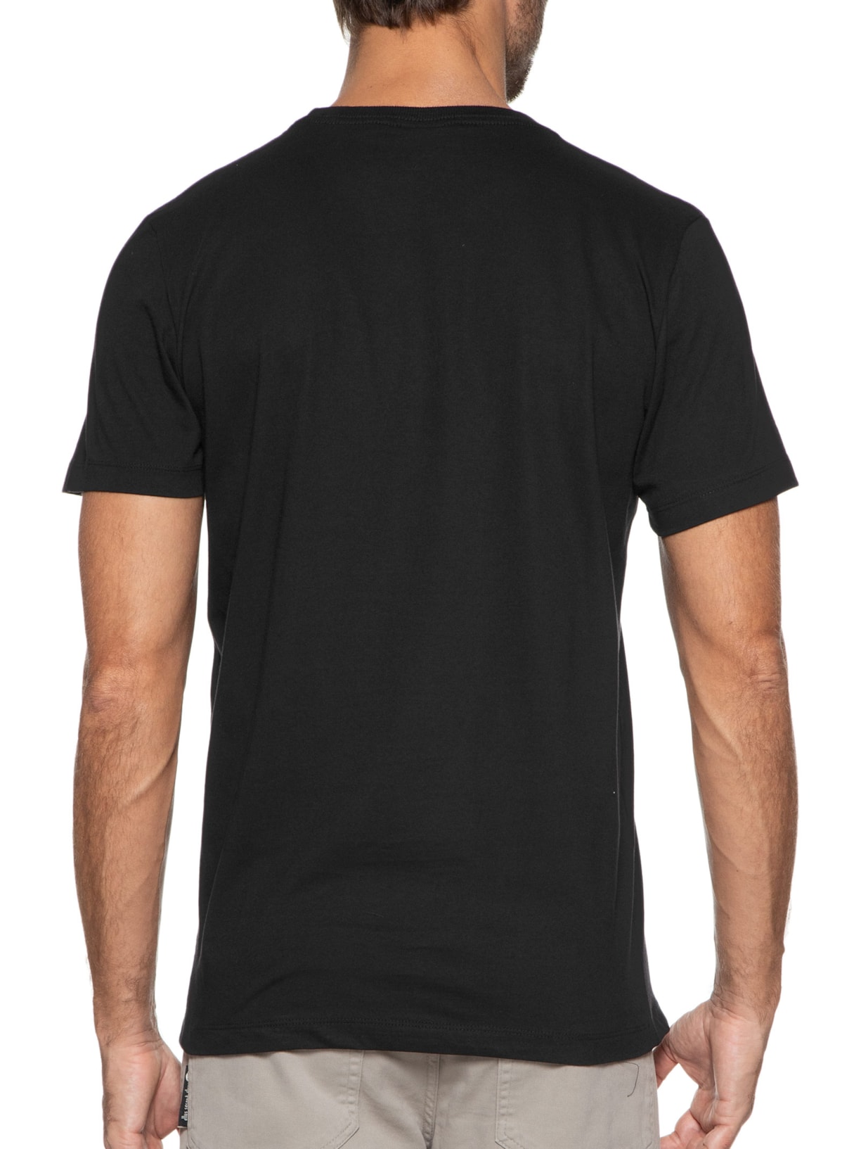 Camiseta Masculina Lisa Preto Colcci