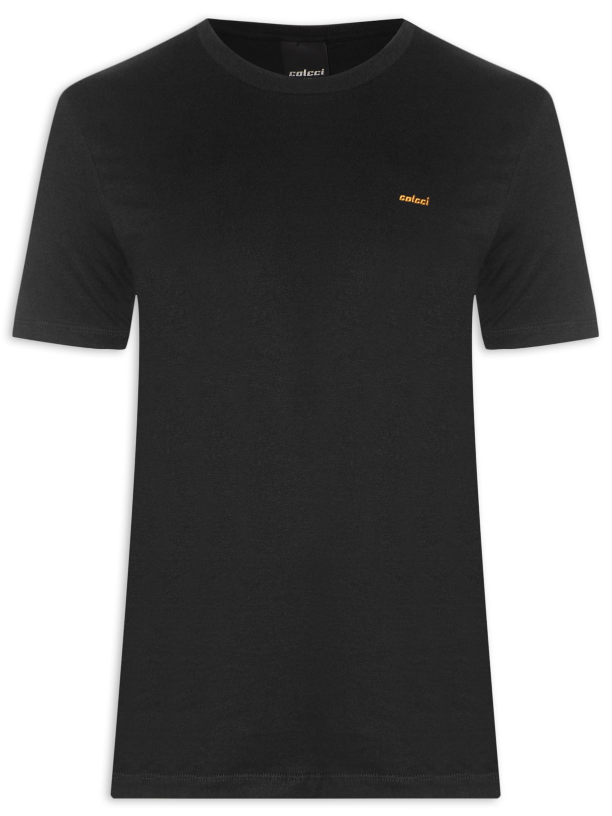 Camiseta Masculina Lisa Preto Colcci