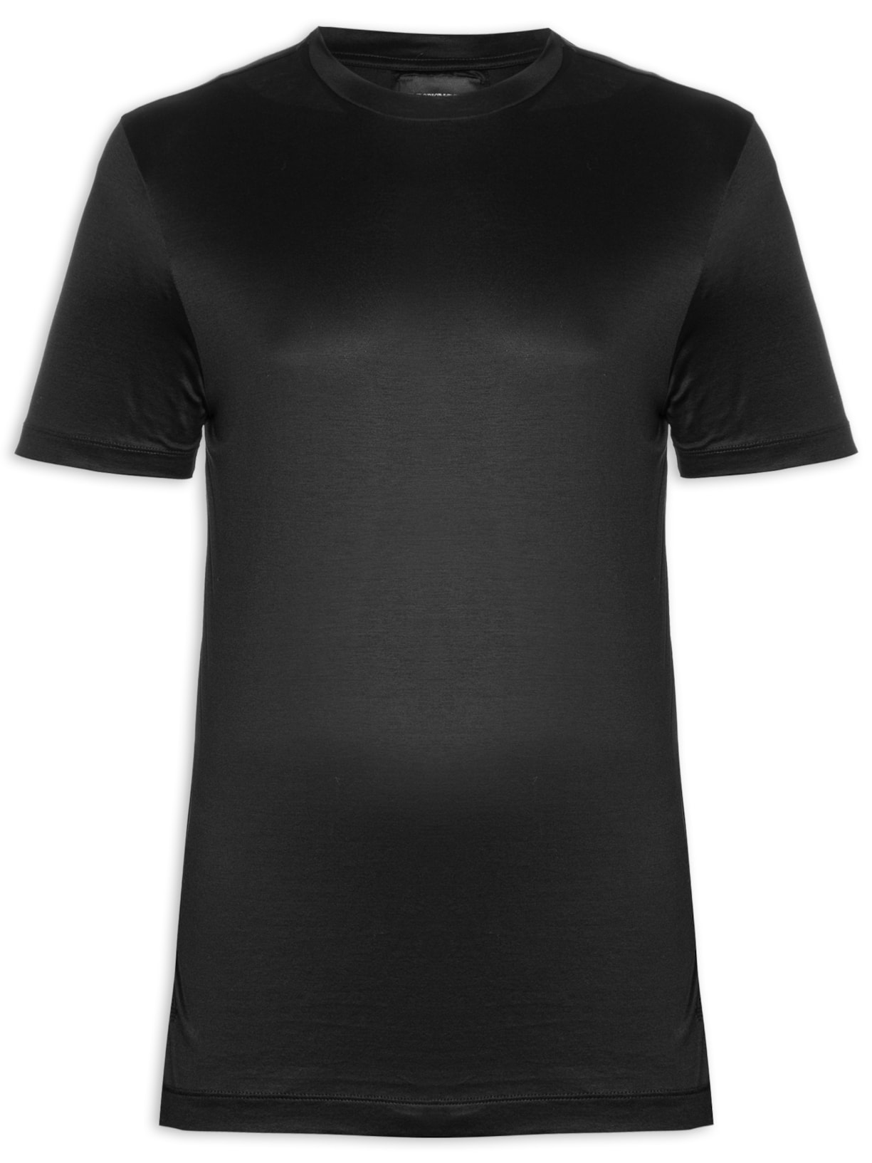 Camiseta Masculina Lisa - Preto