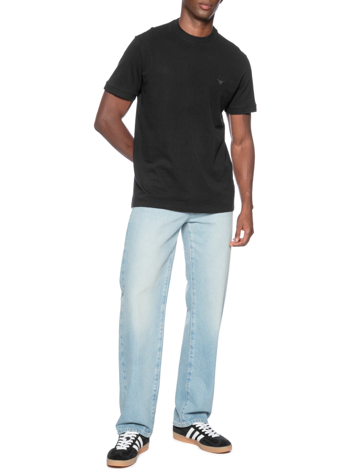 Camiseta Masculina Lisa Preto Forum