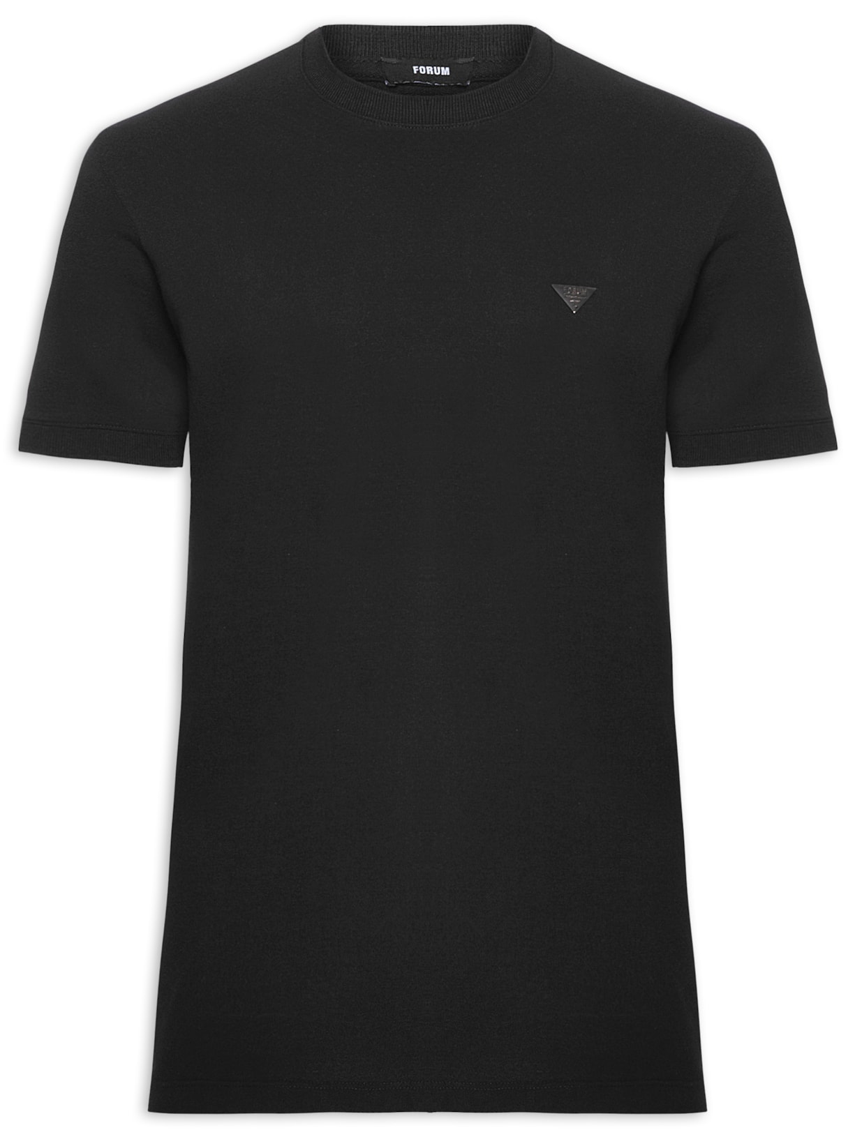 Camiseta Masculina Lisa Preto Forum
