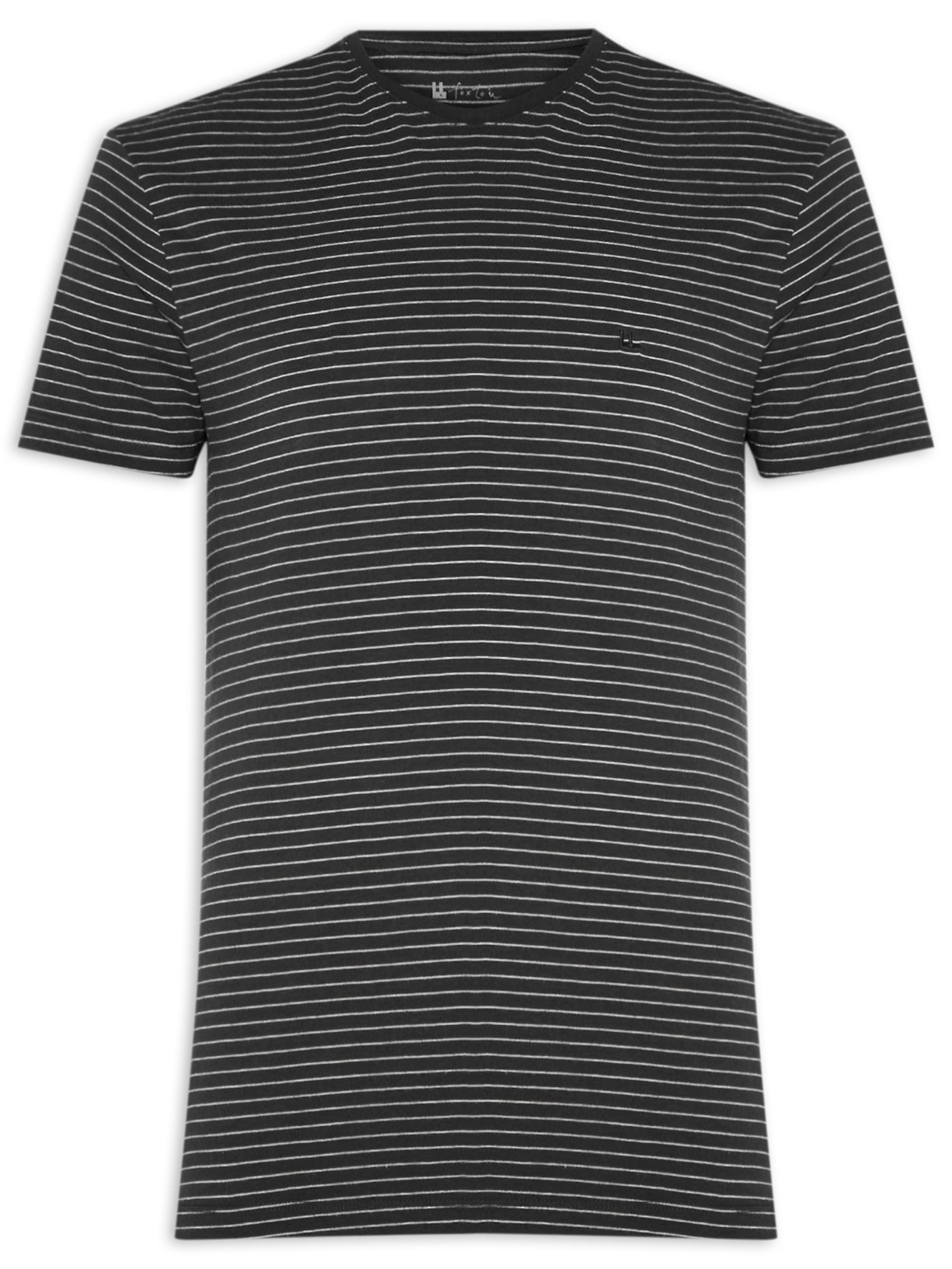 Camiseta Masculina Listra Artico - Preto
