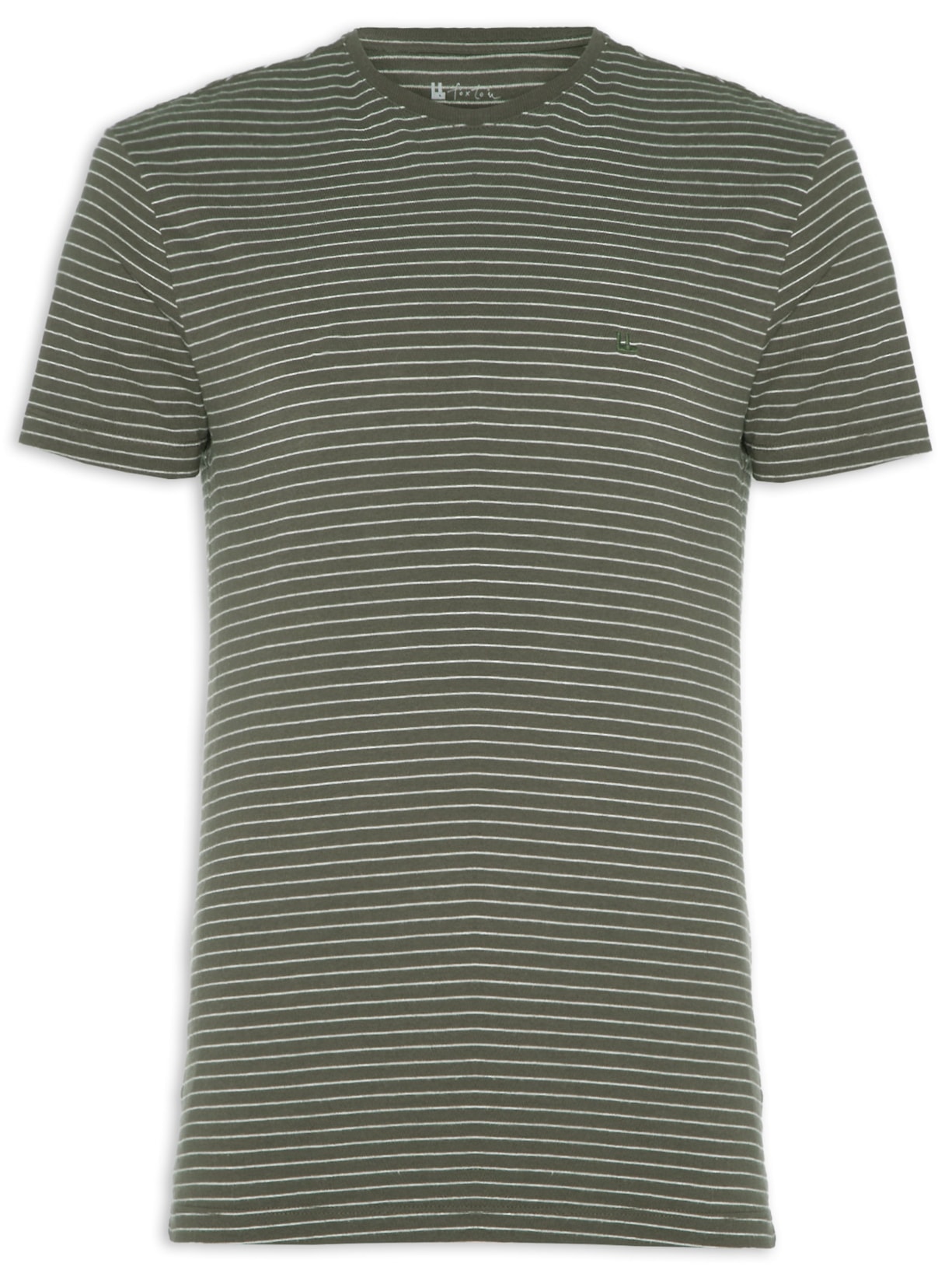Camiseta Masculina Listra Artico Verde Foxton