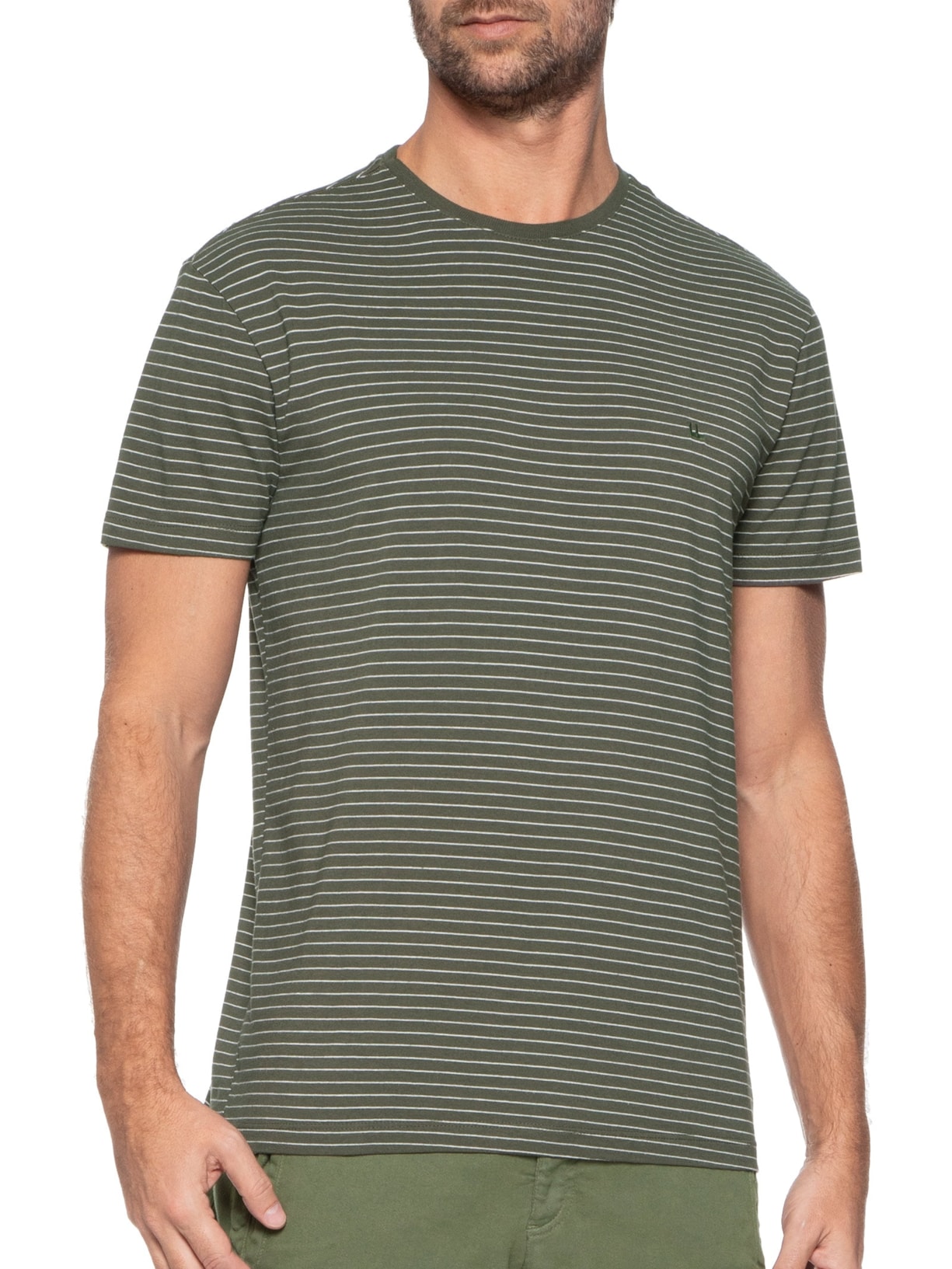 Camiseta Masculina Listra Artico Verde Foxton
