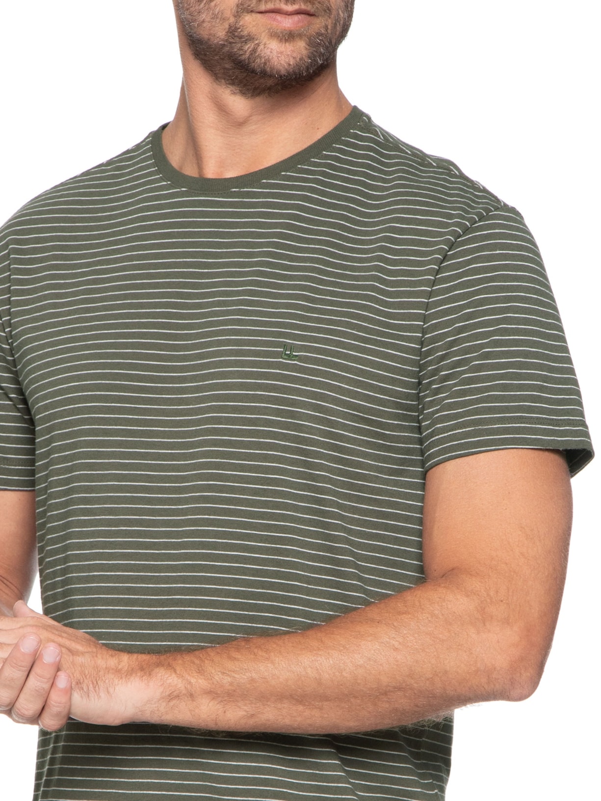 Camiseta Masculina Listra Artico Verde Foxton