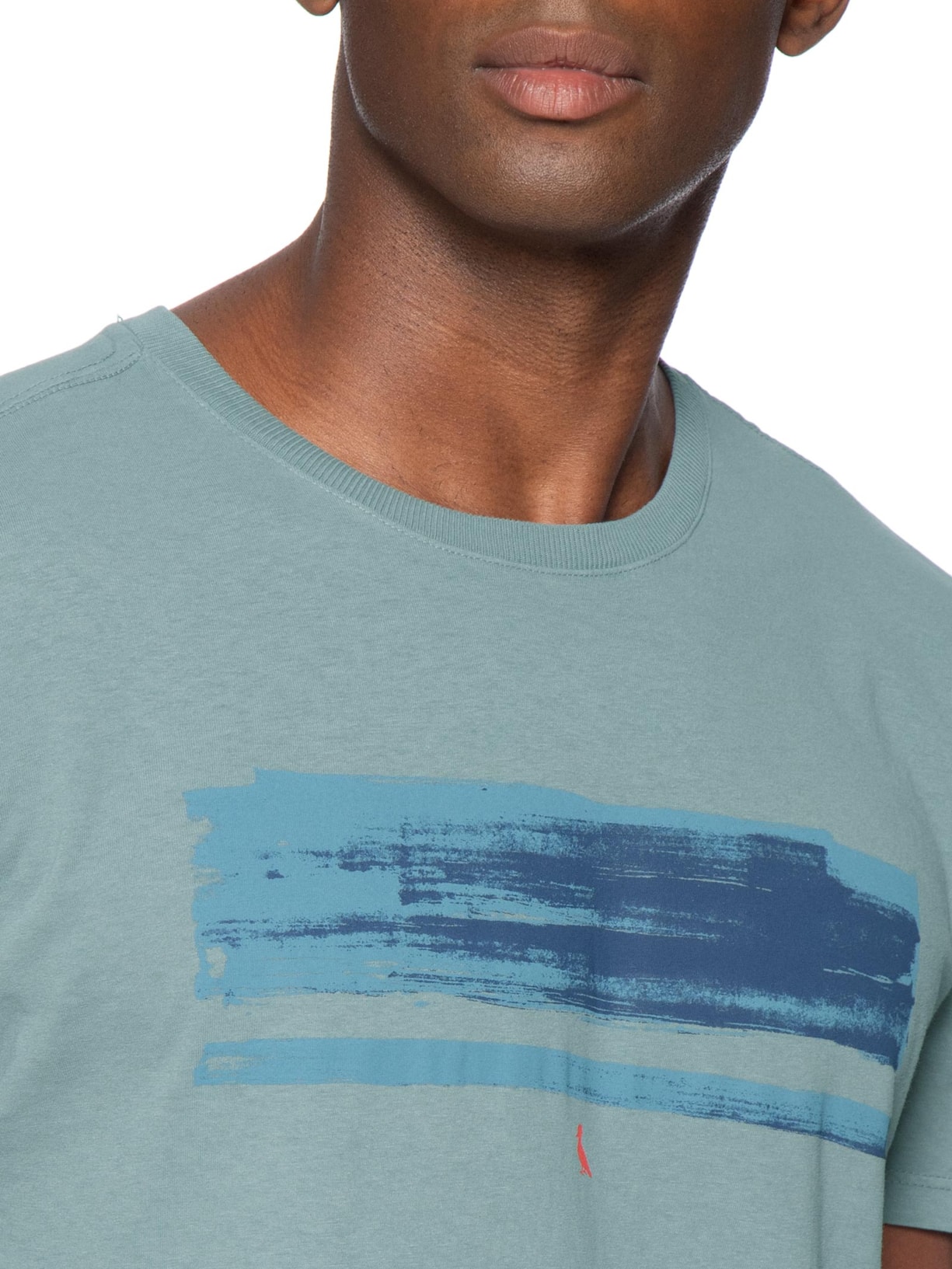 Camiseta Masculina Listra De Verão Azul Reserva