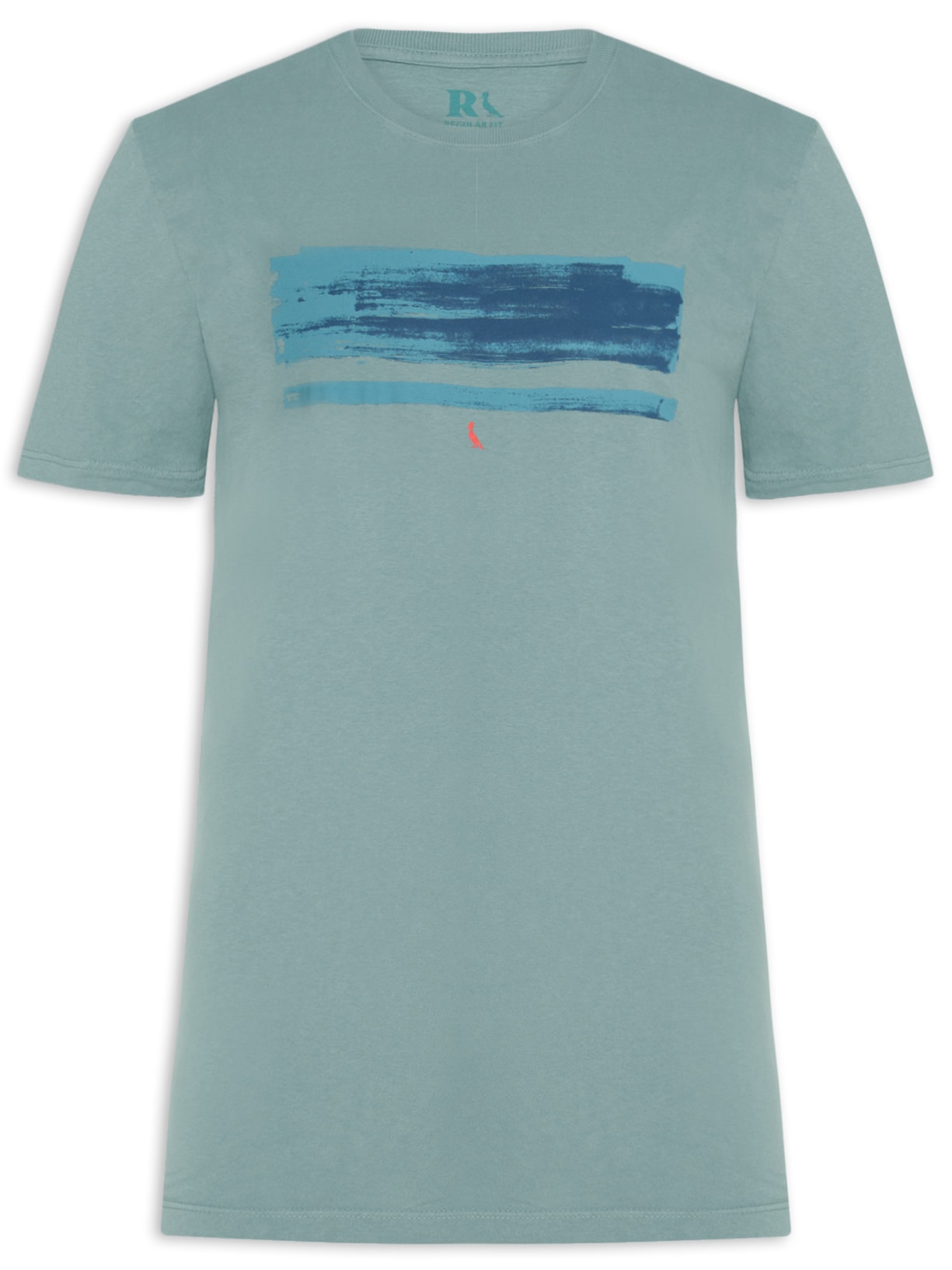 Camiseta Masculina Listra De Verão Azul Reserva