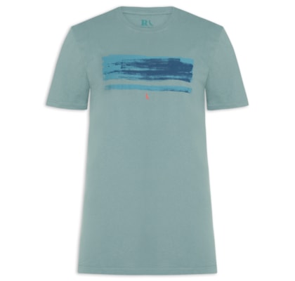 Camiseta Masculina Listra De Verão - Azul