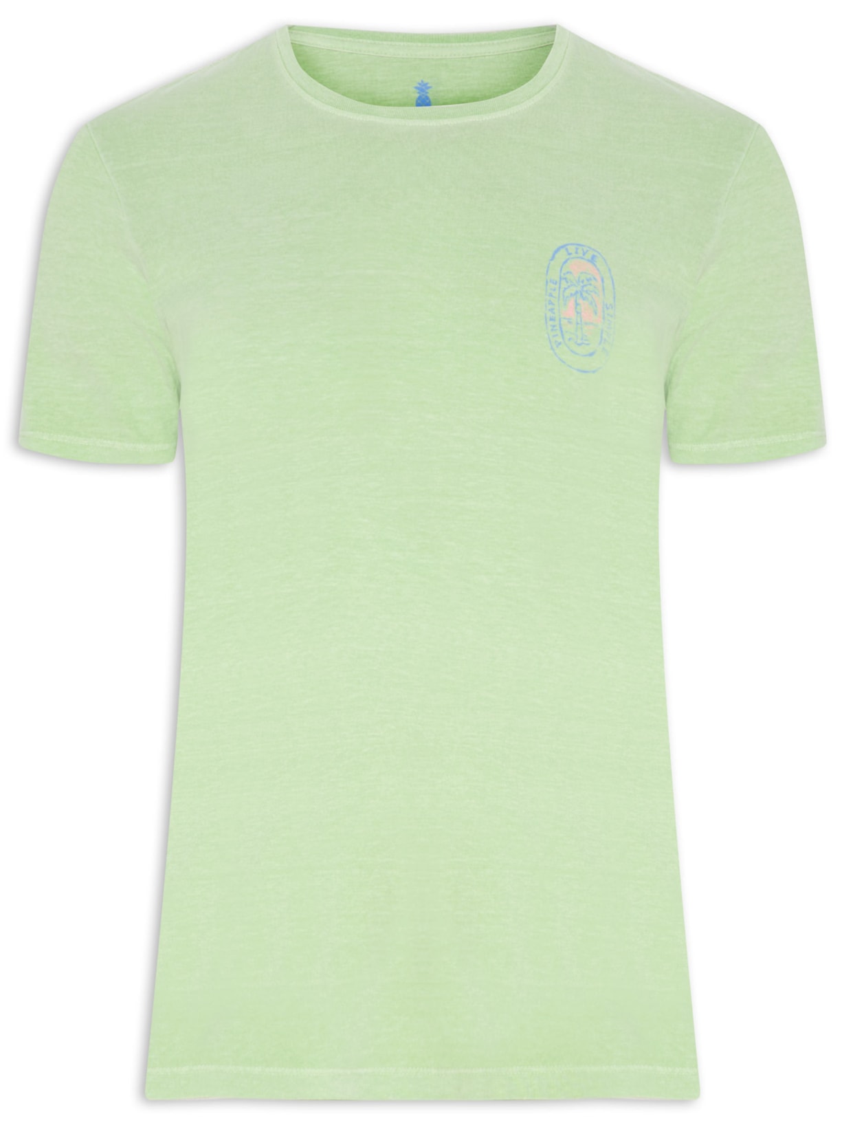 Camiseta Masculina Live Simple - Verde