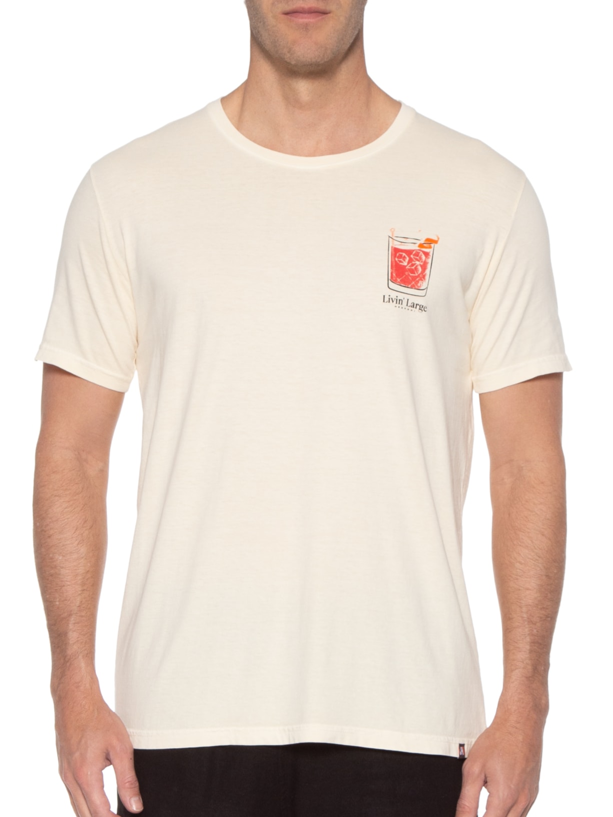 Camiseta Masculina Livin Large Amarelo Jab