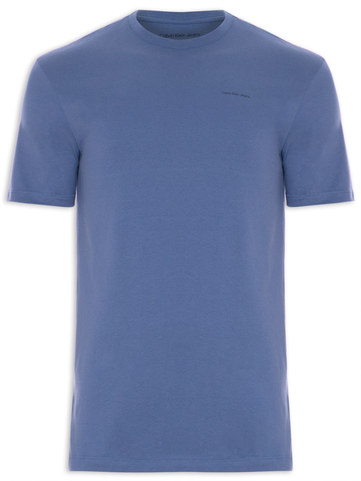 Camiseta Masculina Logo Básico Peito - Azul