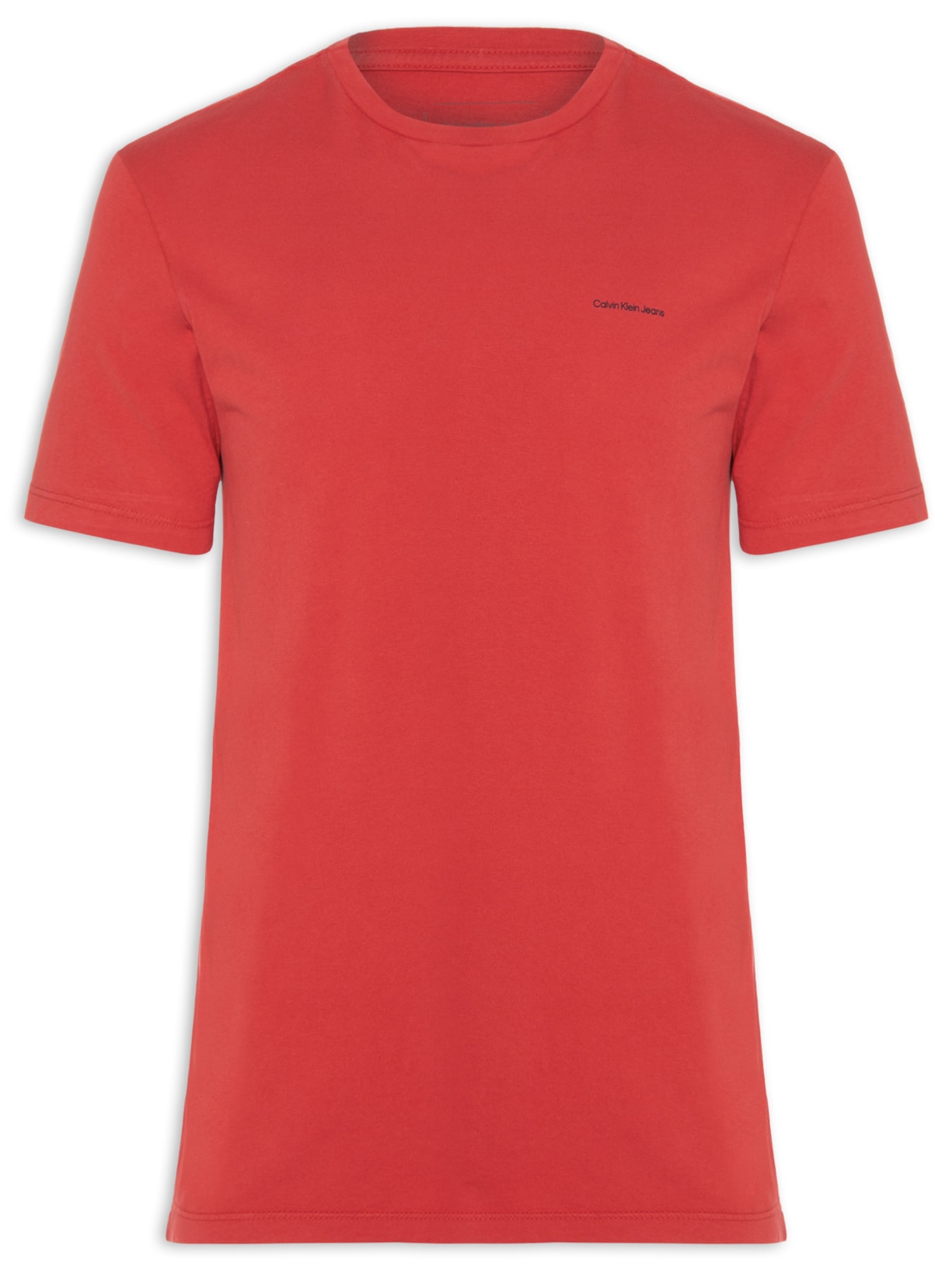 Camiseta Masculina Logo Básico - Vermelho
