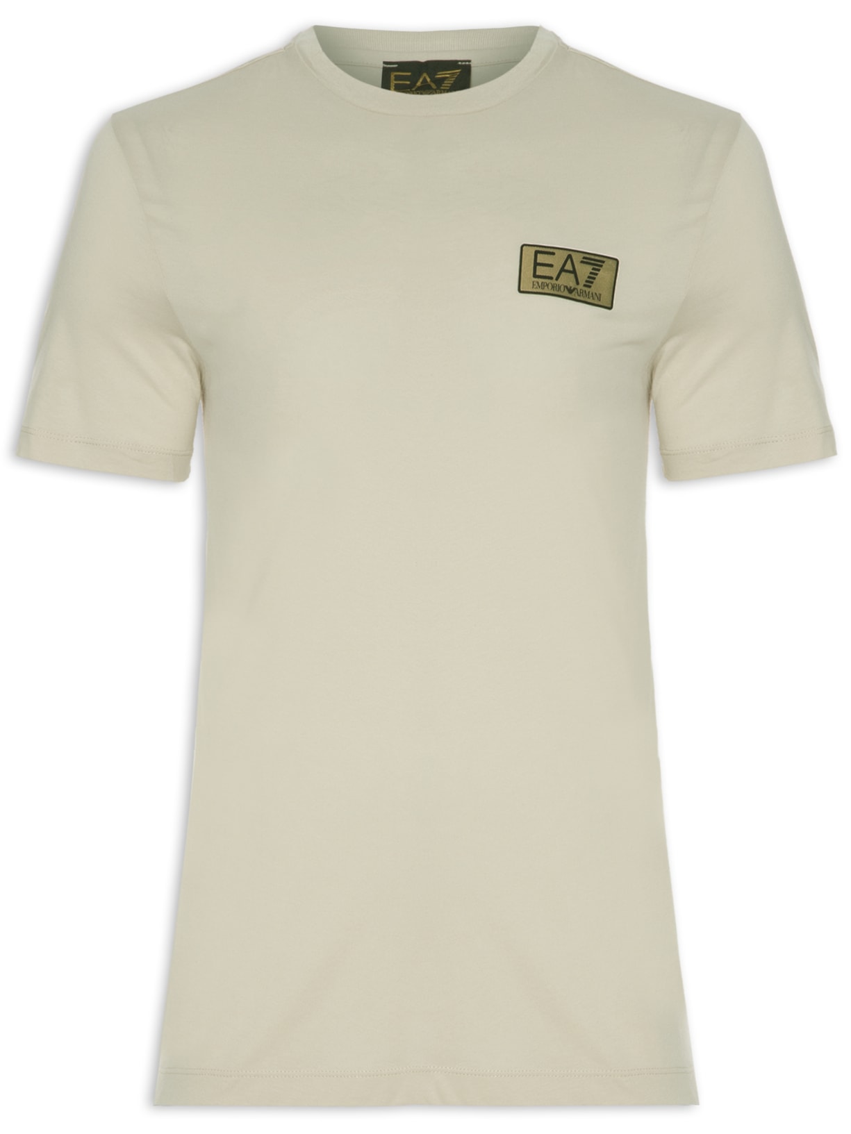 Camiseta Masculina Logo - Bege