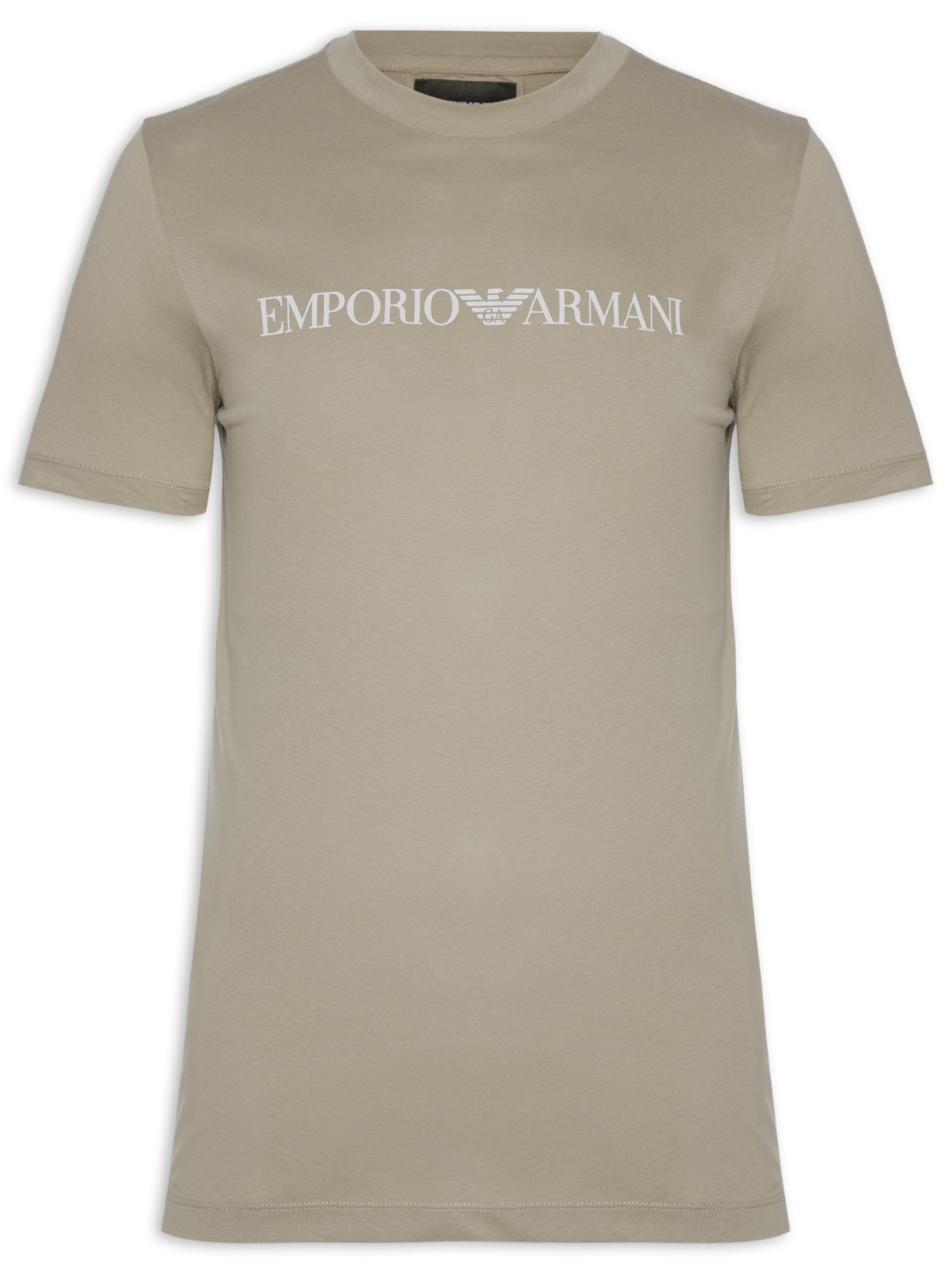 Camiseta Masculina Logo - Bege