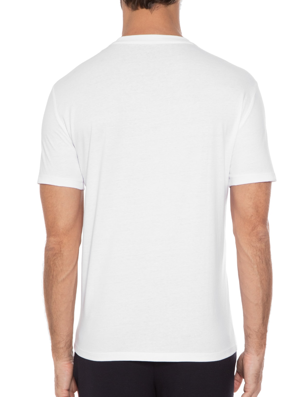 Camiseta Masculina Logo Branco Armani Exchange
