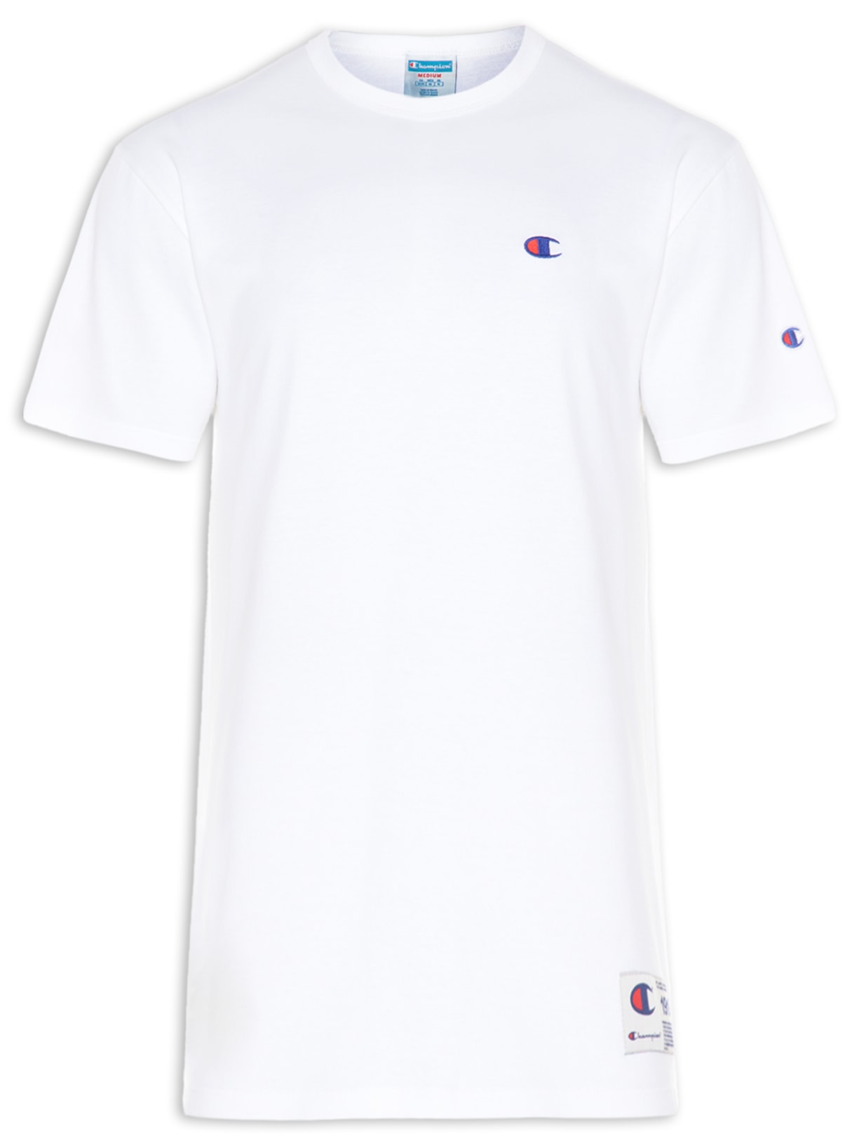 Camiseta Masculina Logo C Embroidery - Off White